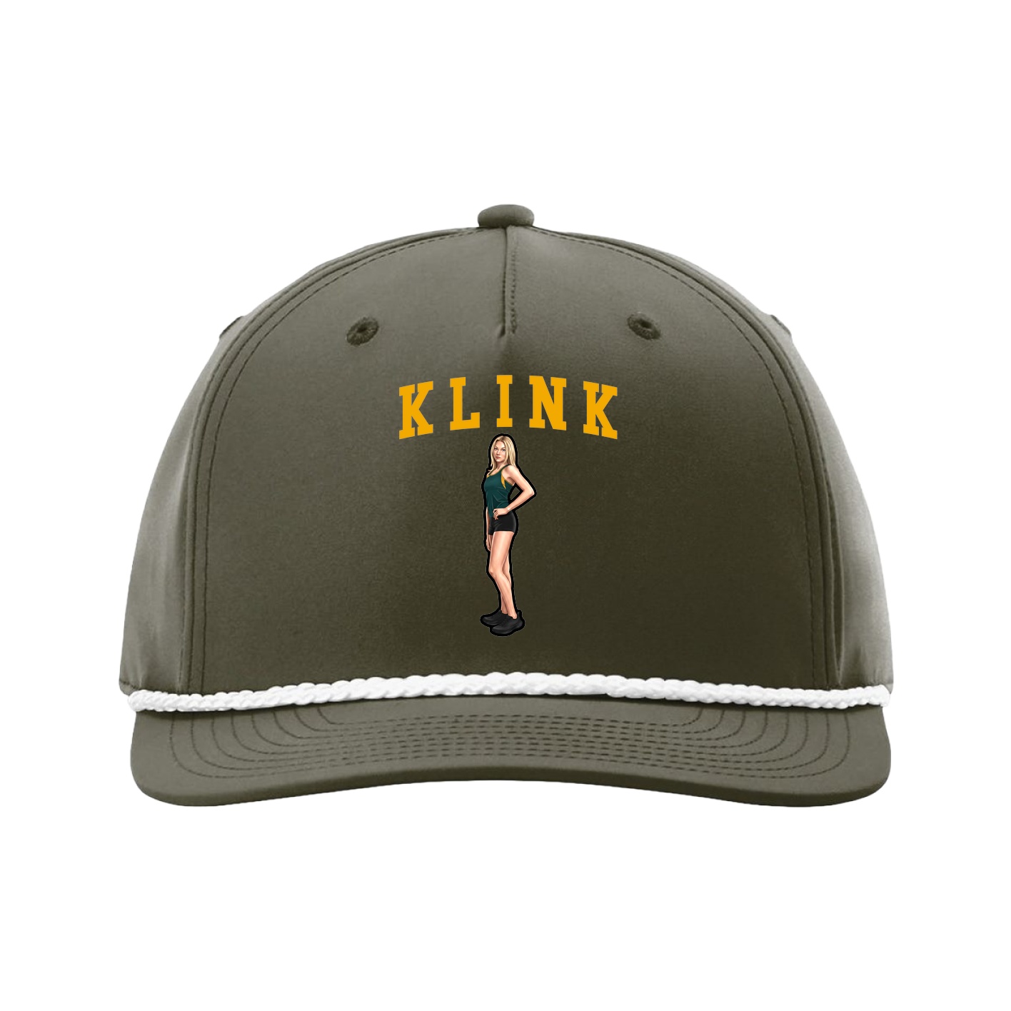 Five-Panel Classic Rope Cap — Shirsey in Green