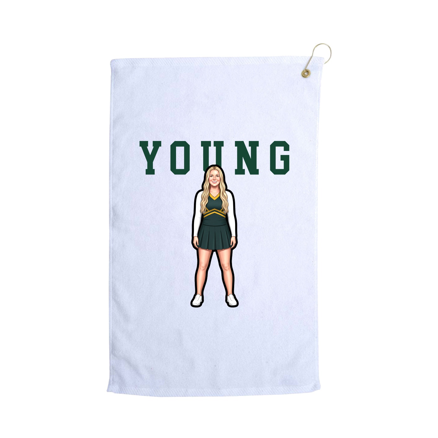 Golf Towel — Shirsey in White