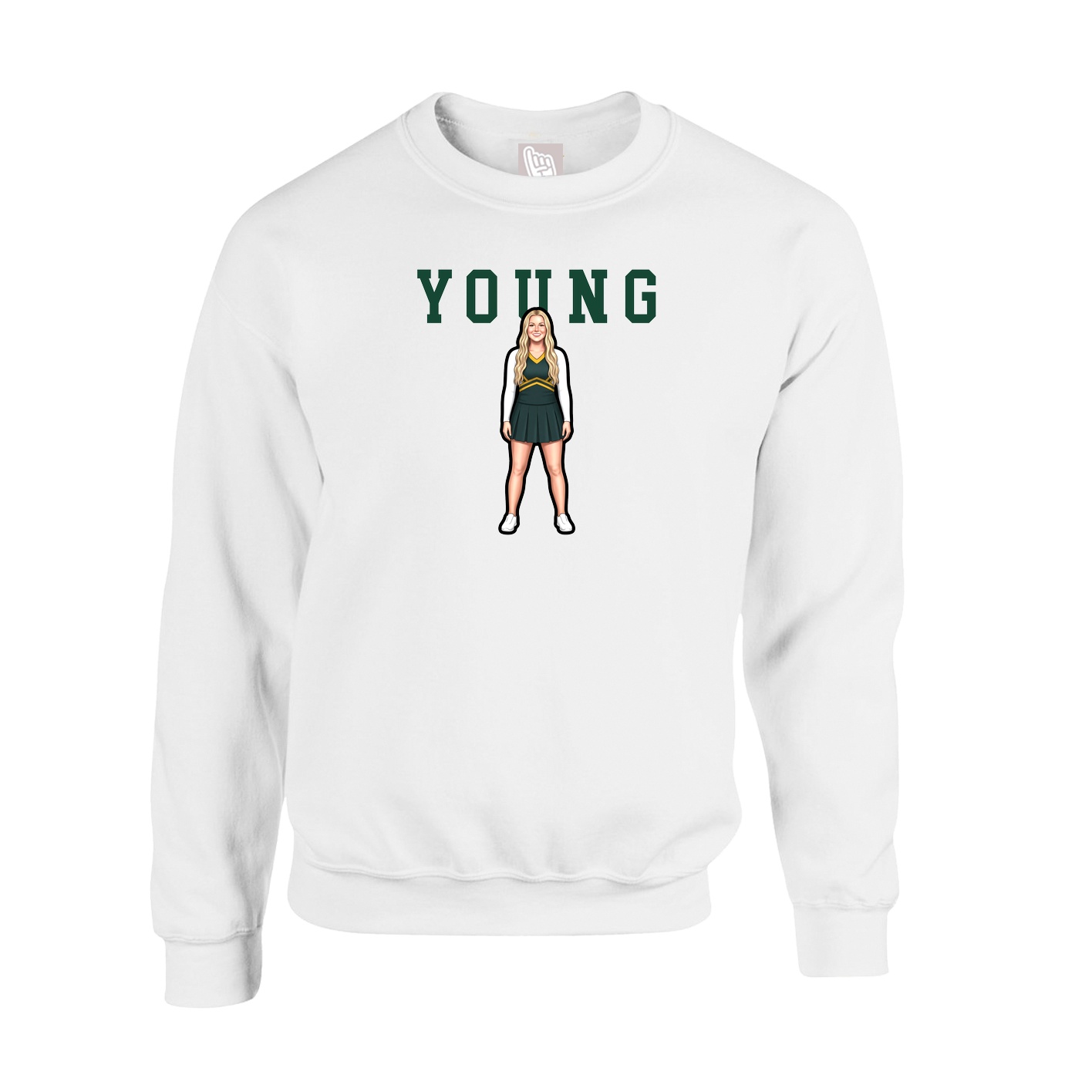 Fleece Crew — Shirsey in White