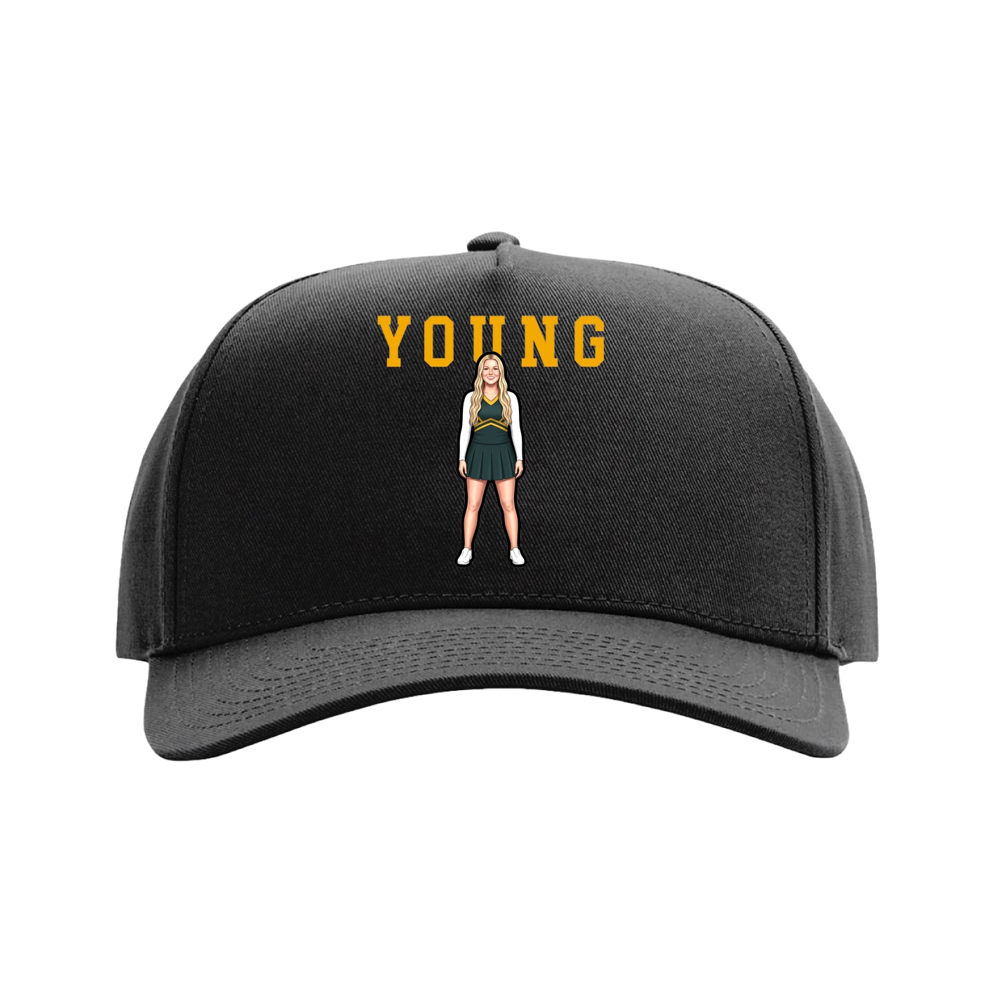 Full Fabric Five-Panel Champ Cap