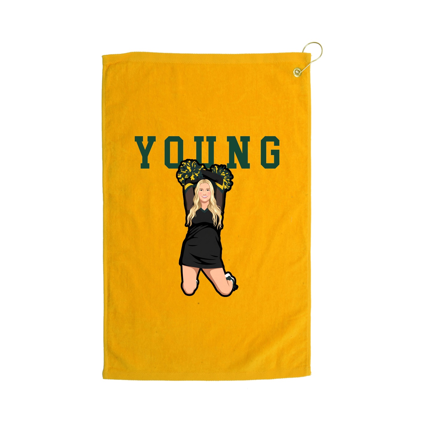 Golf Towel — Shirsey in Gold