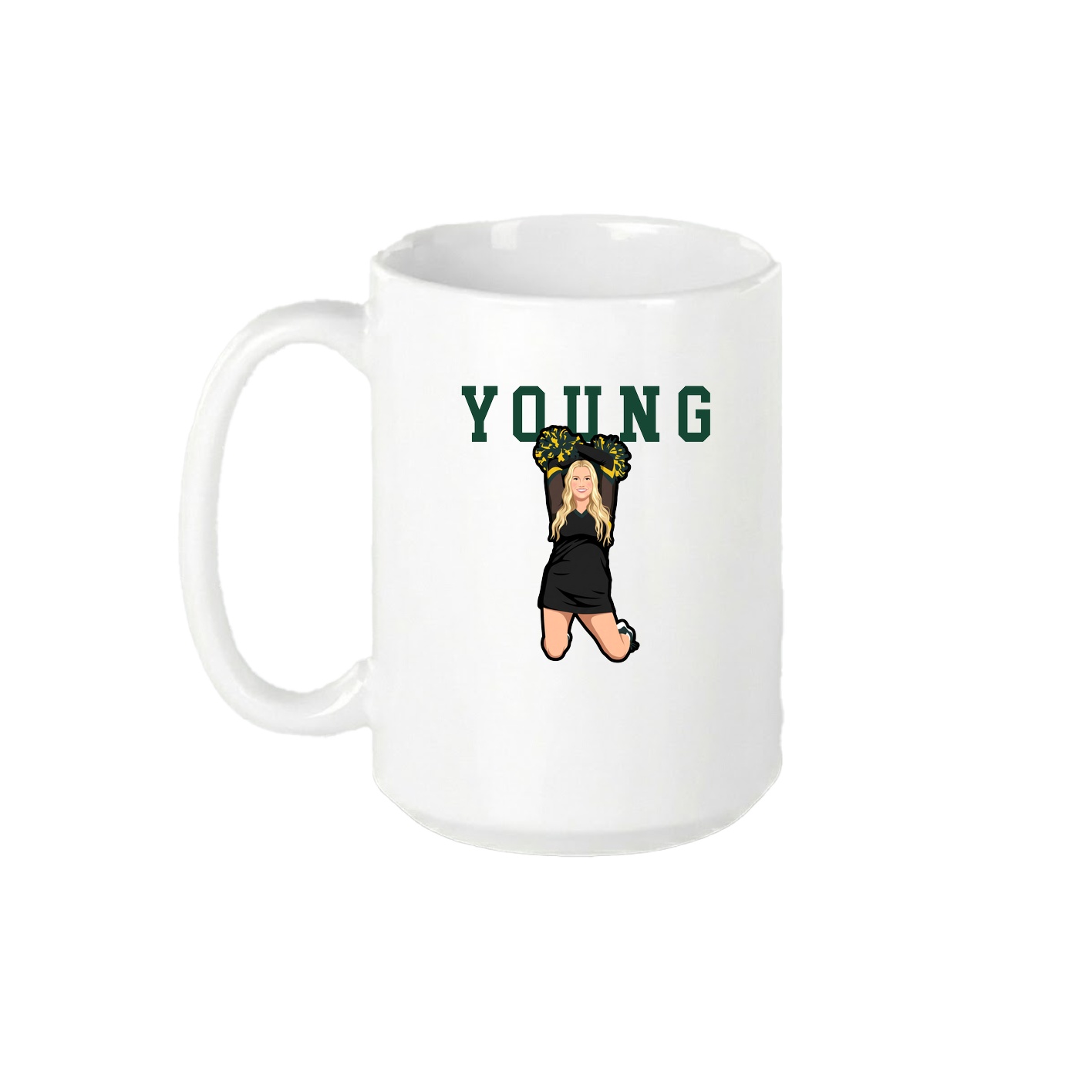 15oz Coffee Mug — Shirsey in White