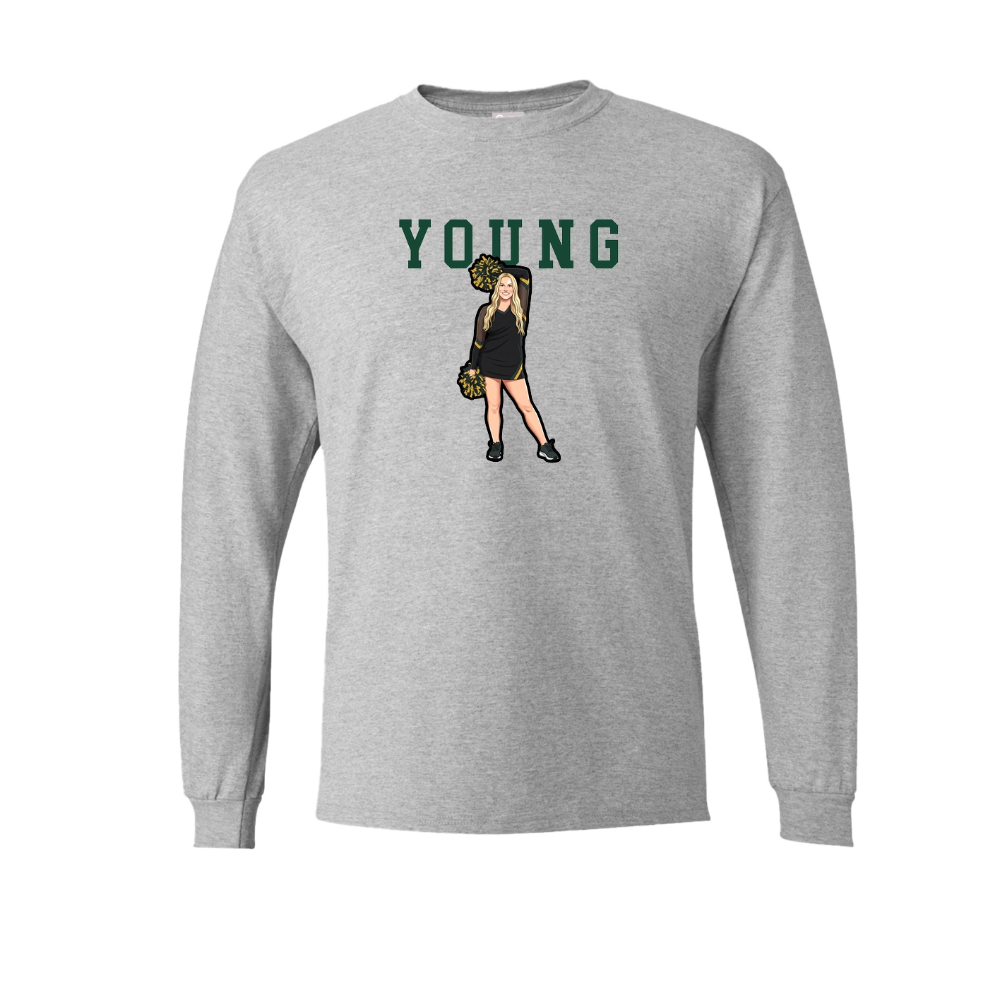 Long Sleeve Tee — Shirsey in Grey