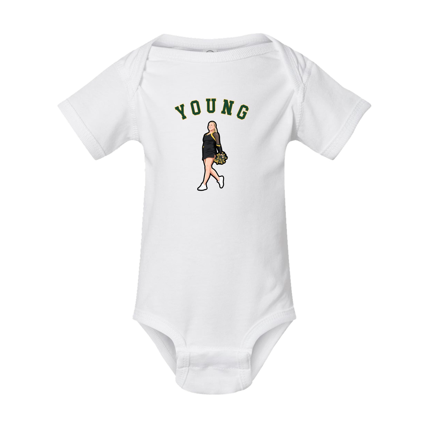 Baby Onesie — Shirsey Arch in White