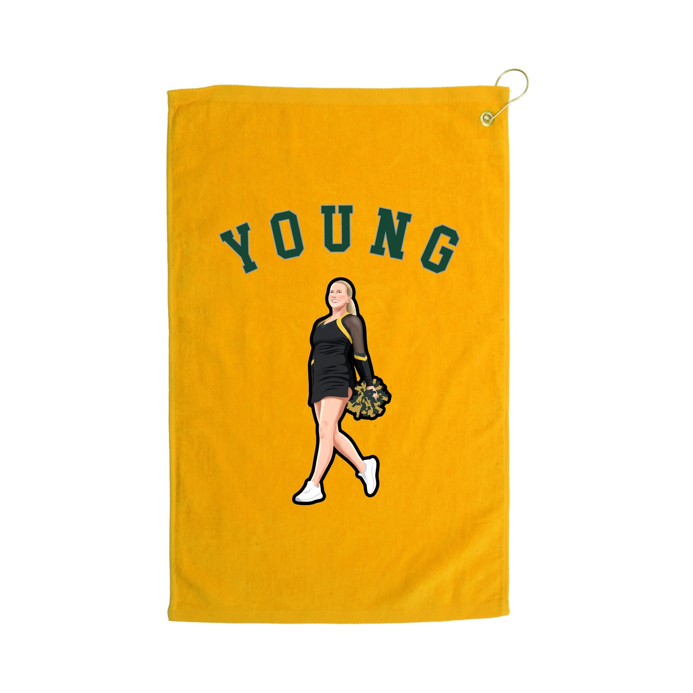 Golf Towel — Shirsey Arch in Gold