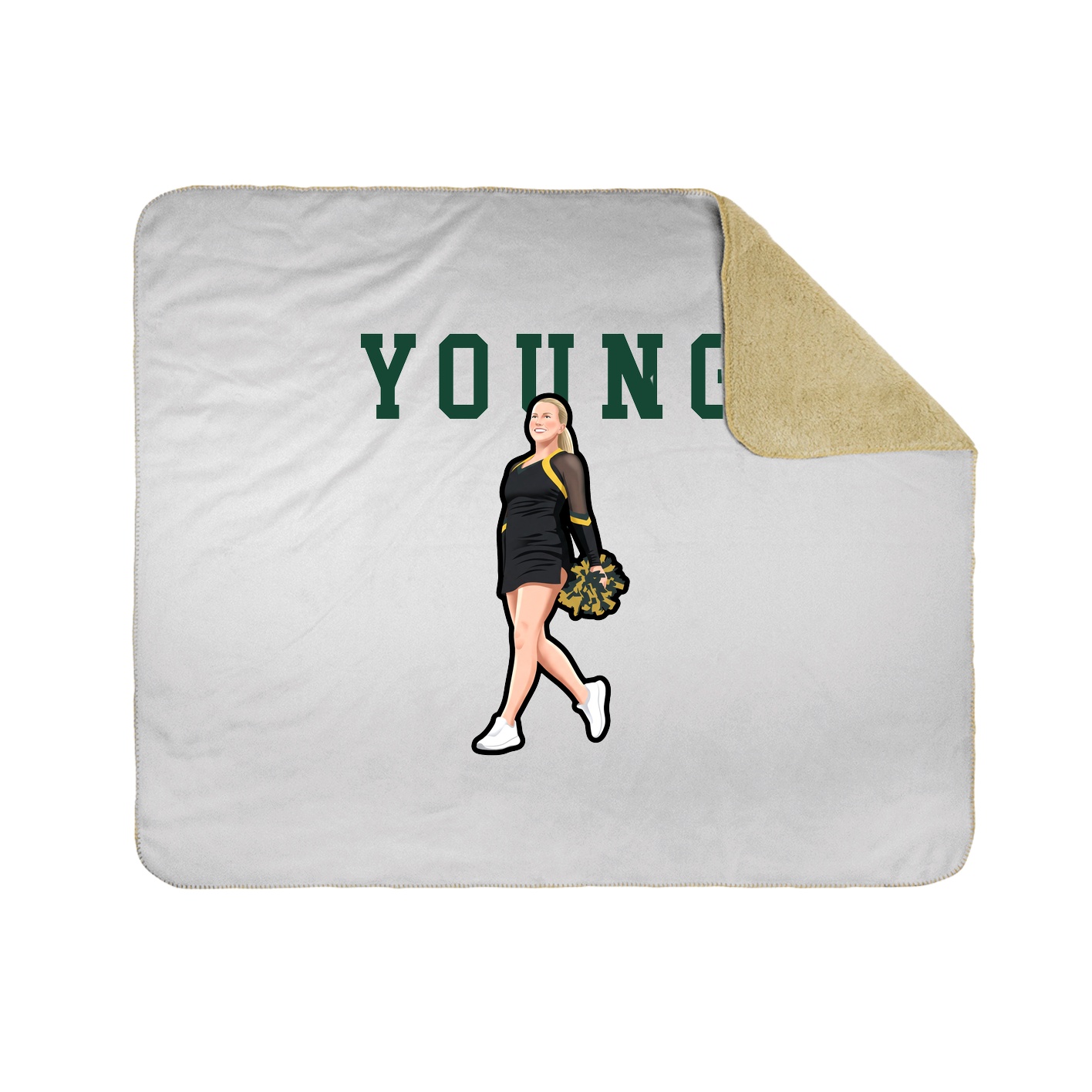 Throw Blanket — Shirsey in White