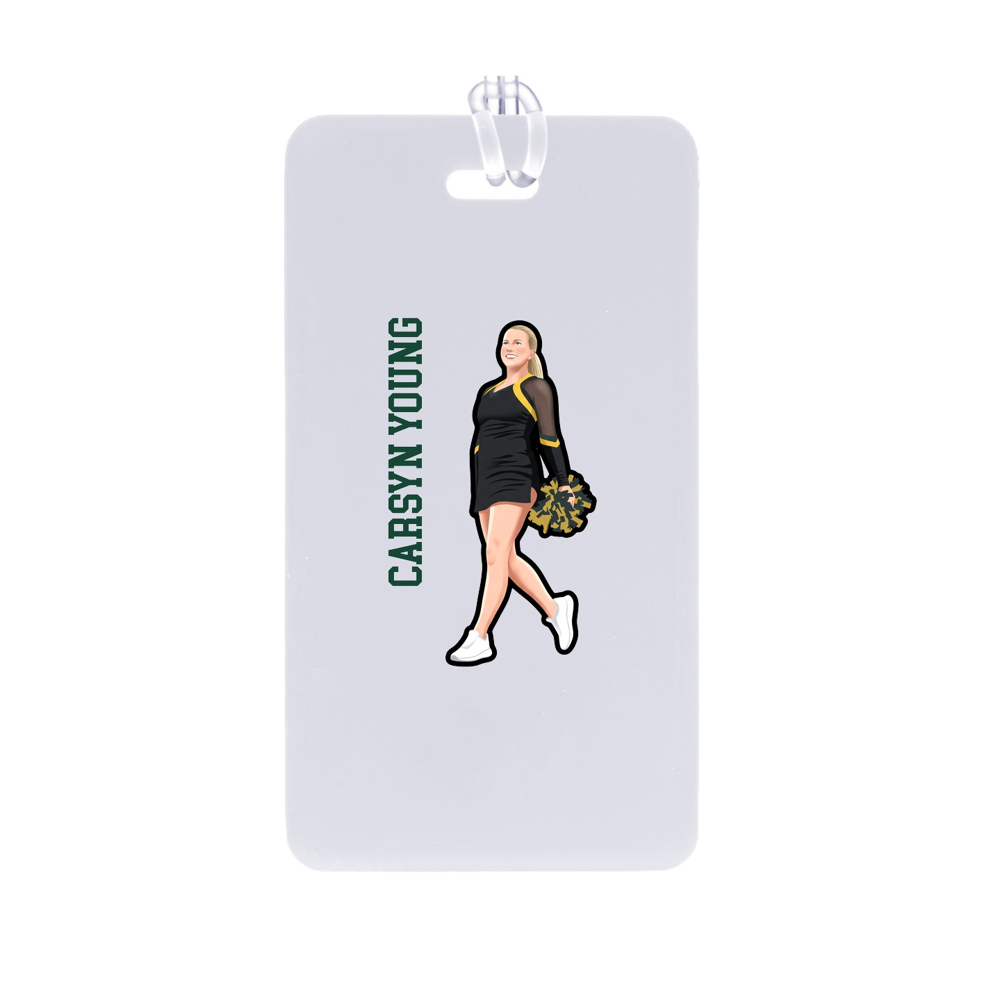 Bag Tag — Name Vertical in Classic