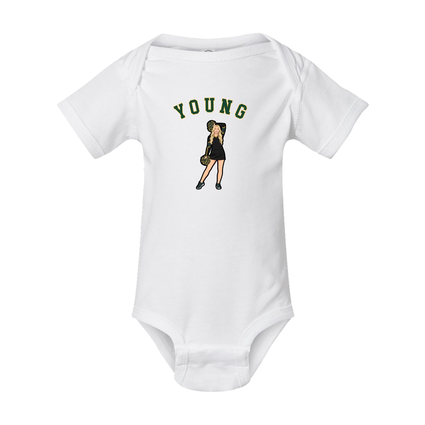Baby Onesie — Shirsey Arch in White