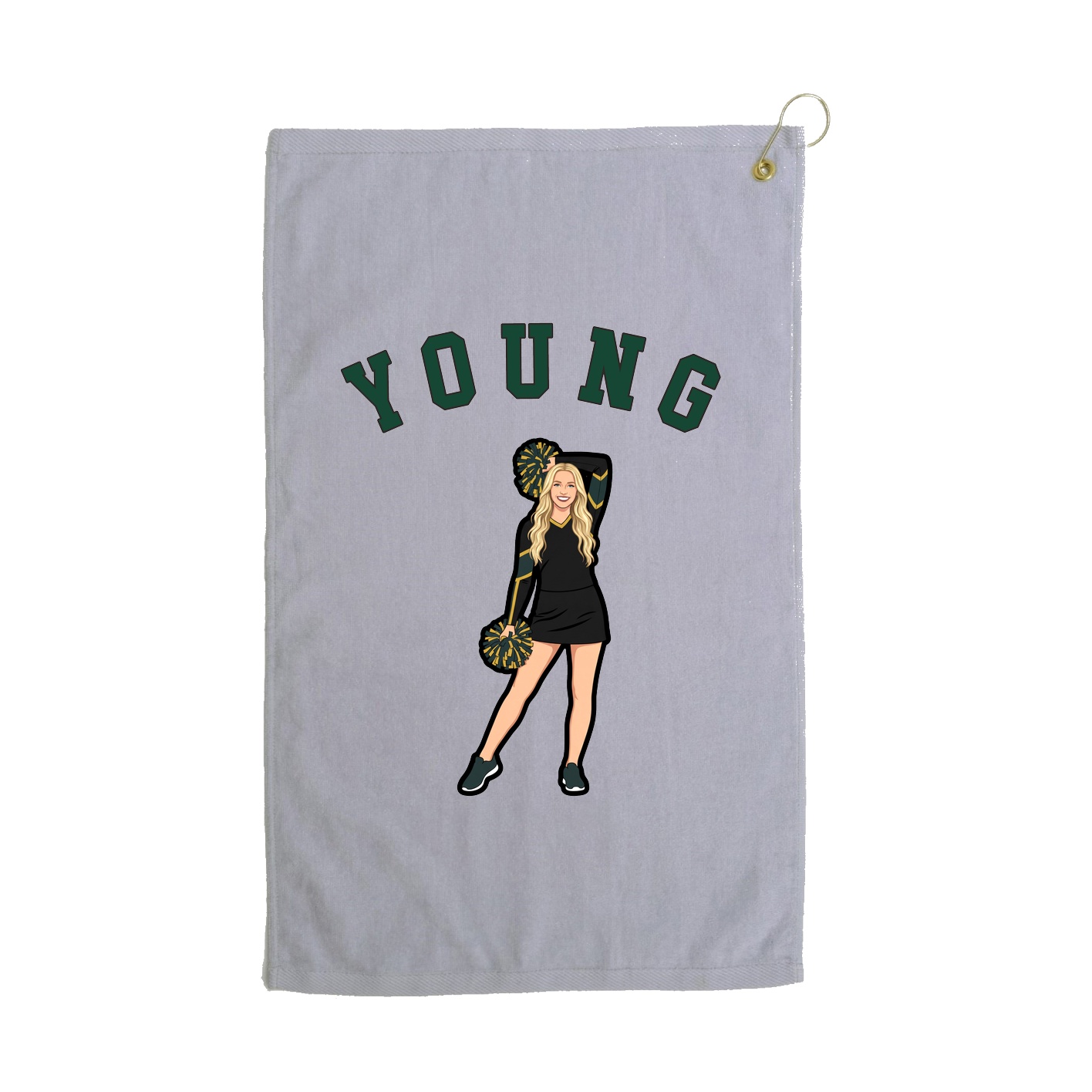 Golf Towel — Shirsey Arch in Grey