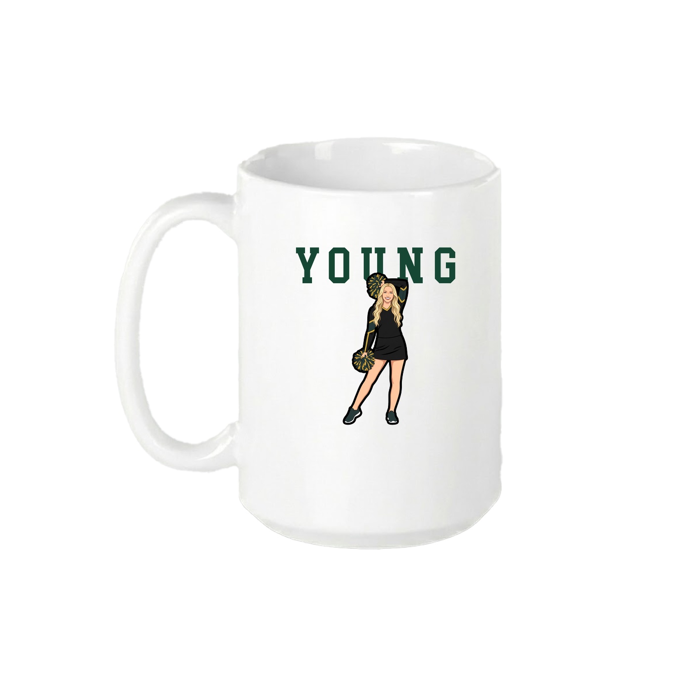 15oz Coffee Mug — Shirsey in White