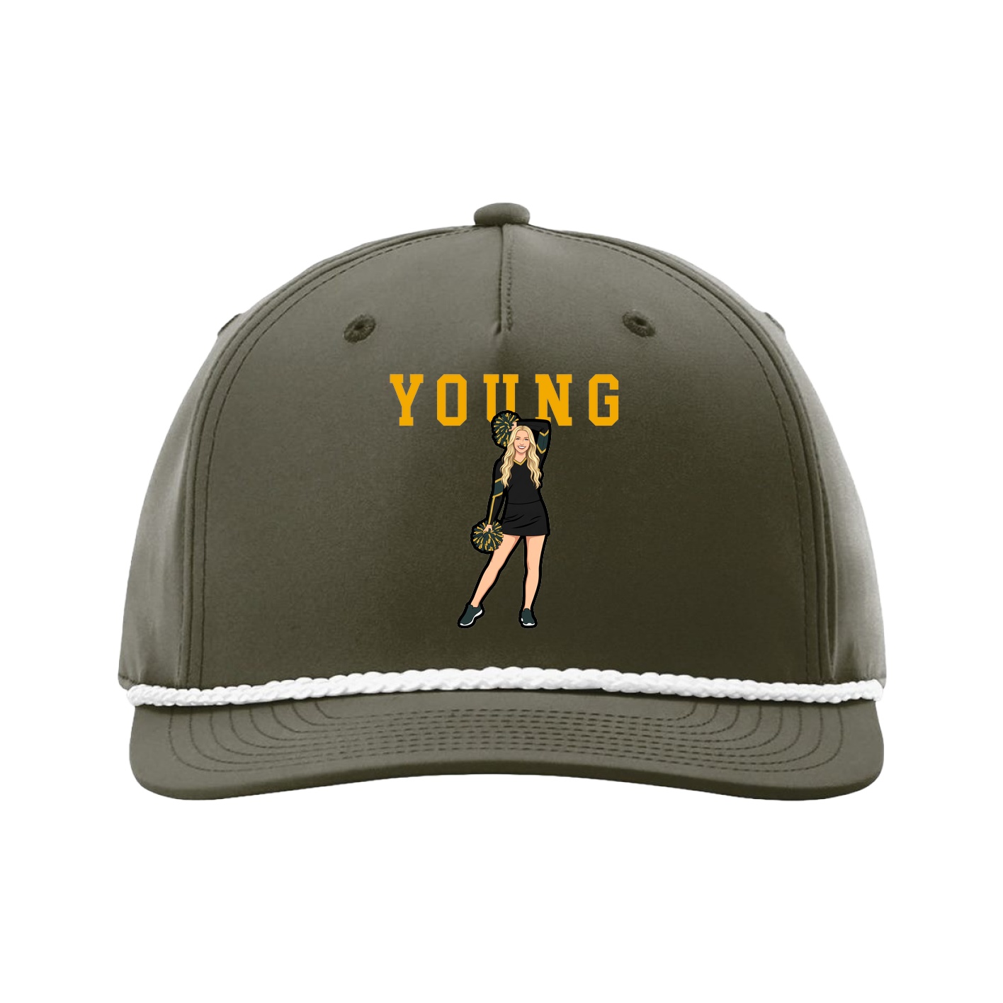 Five-Panel Classic Rope Cap — Shirsey in Green