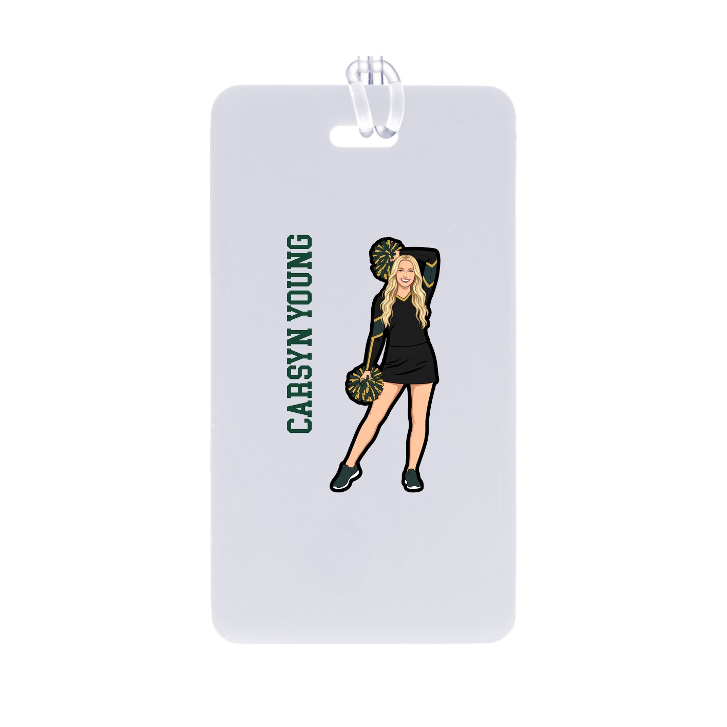 Bag Tag — Name Vertical in Classic
