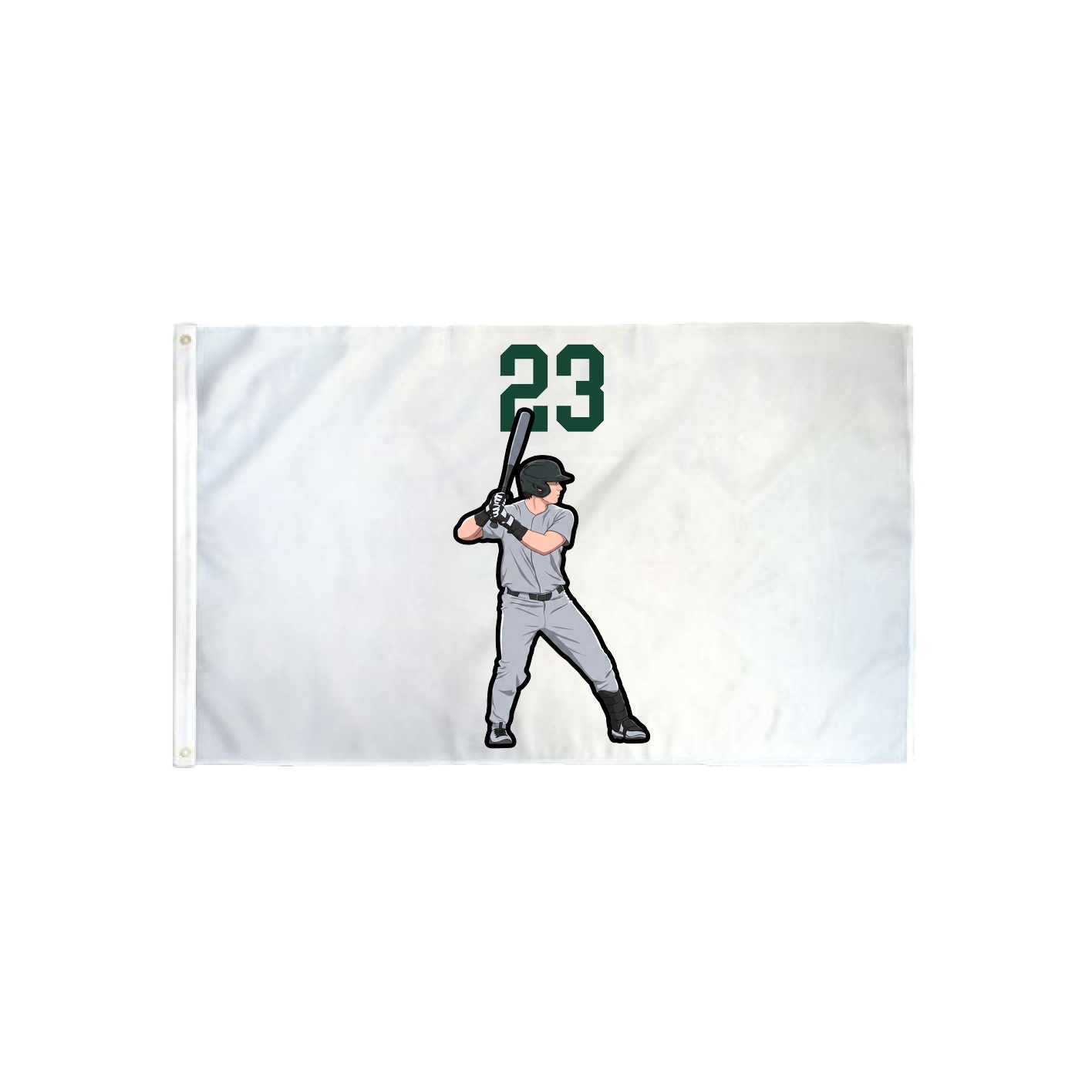3x5 Flag — Number Top in Classic