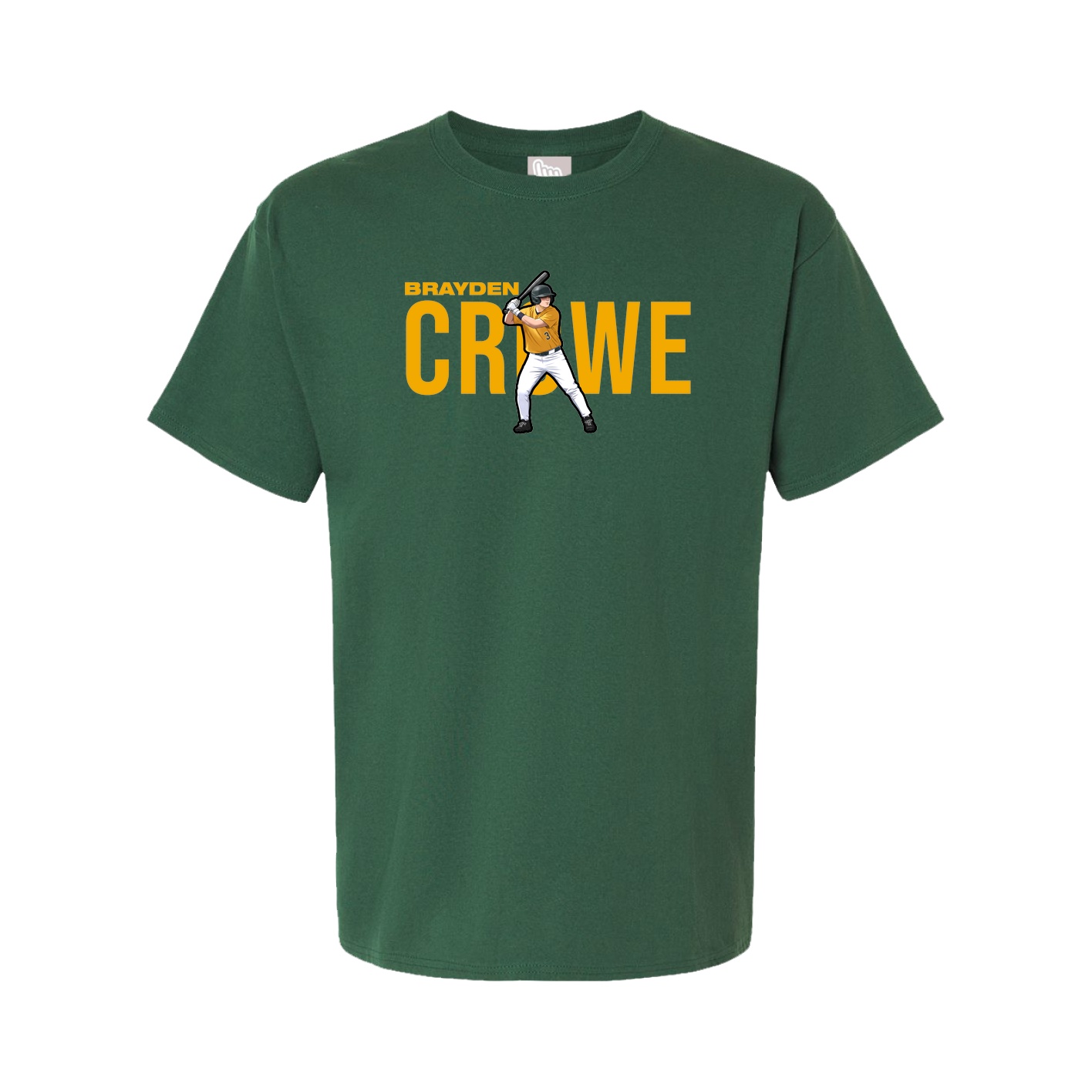 Youth Tee — Player Name in Green