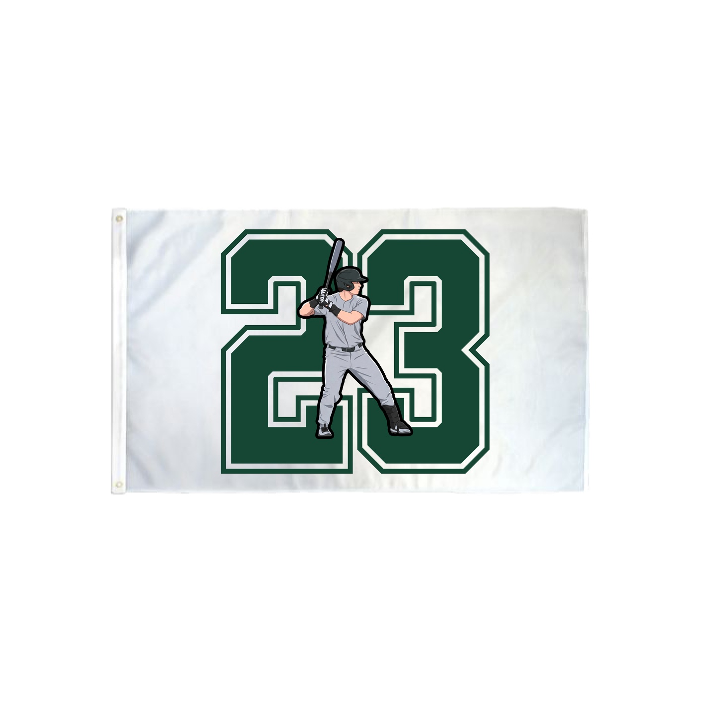 3x5 Flag — Number in Classic