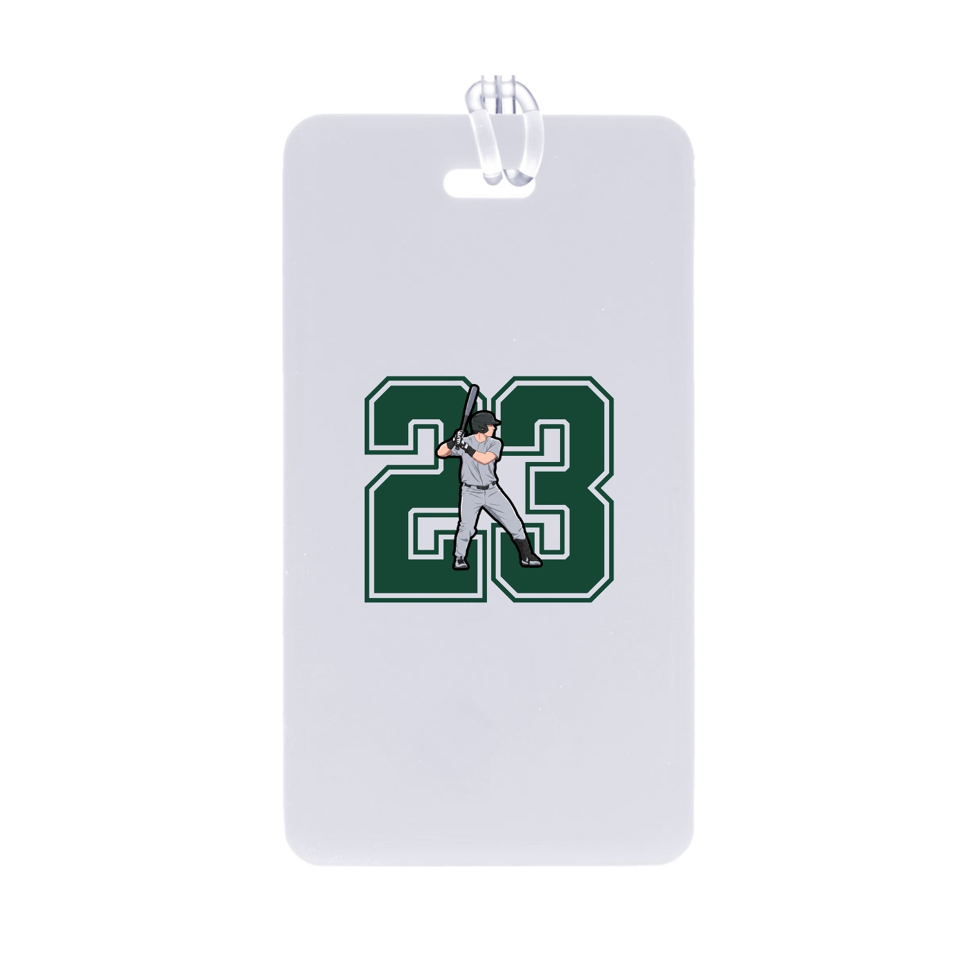 Bag Tag — Number in Classic