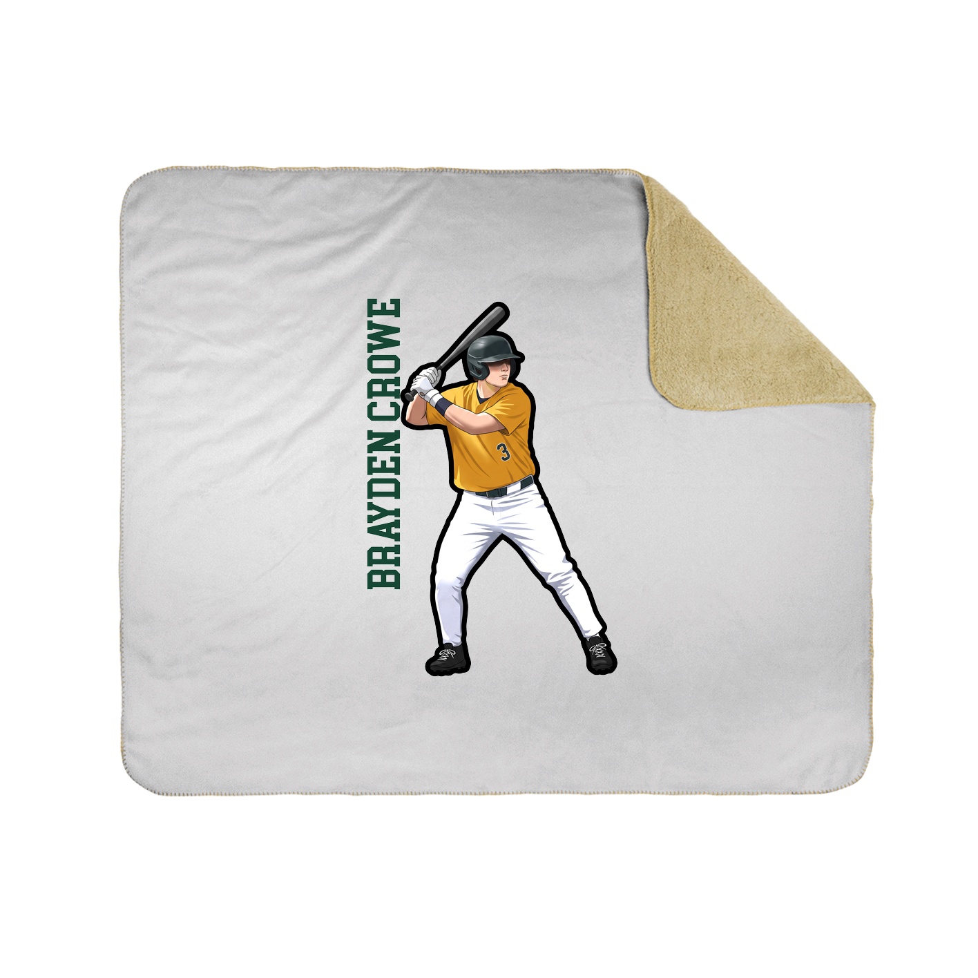 50x60 Sherpa Lined Throw Blanket