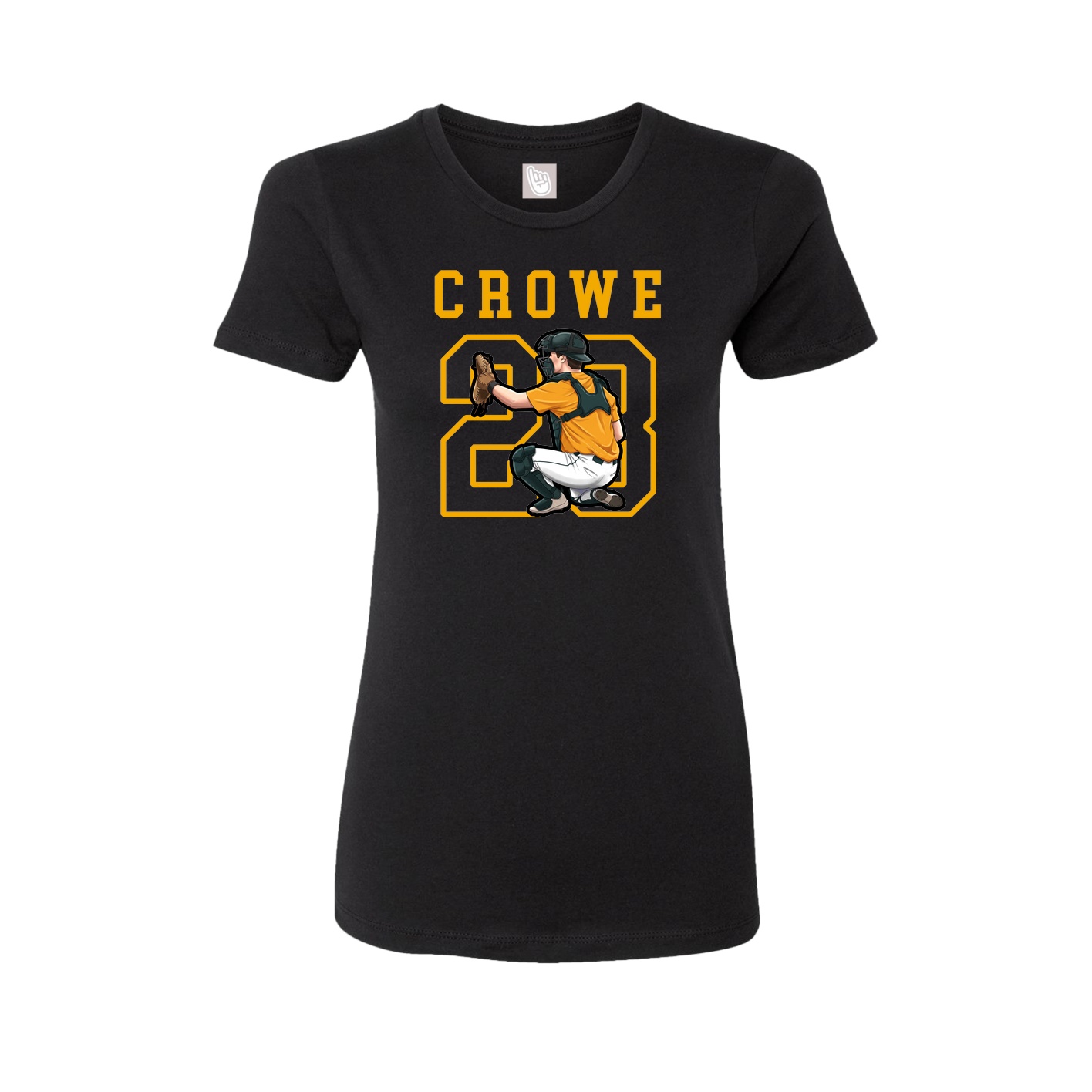 Fitted Women's Tee — Shirsey in Black