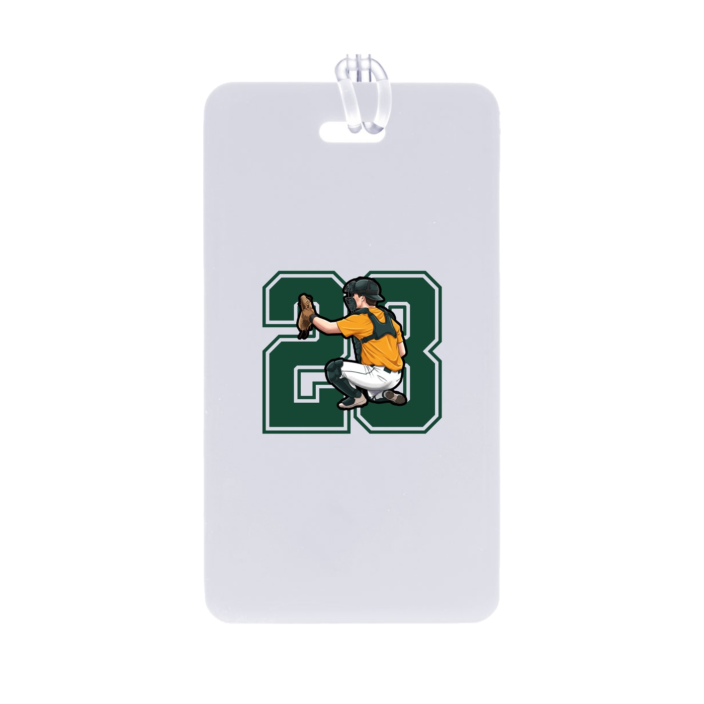 Bag Tag — Number in Classic