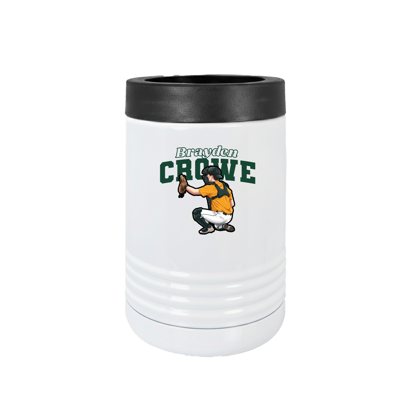 Beverage Holder — Name Arch in White
