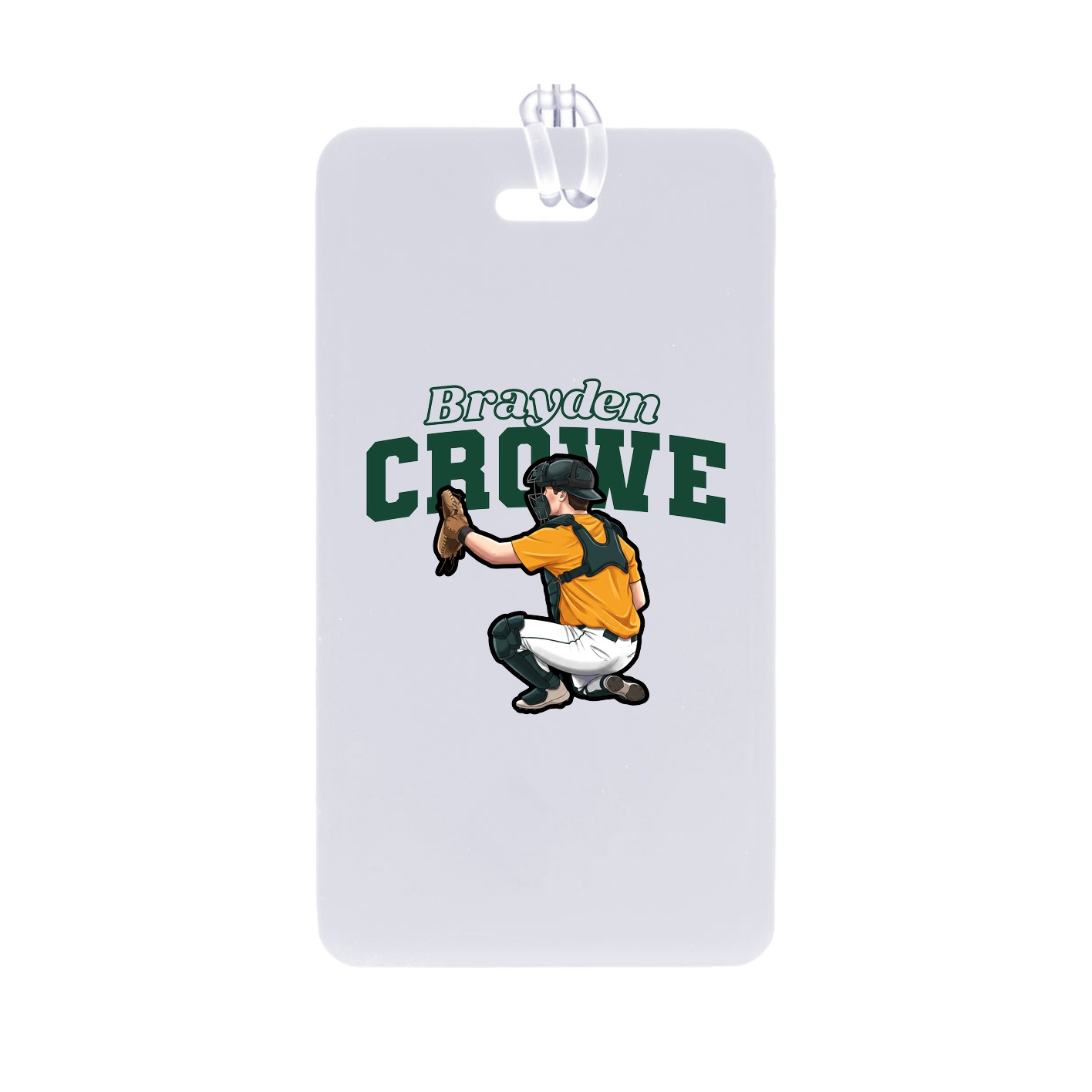 Bag Tag — Name Arch in Classic