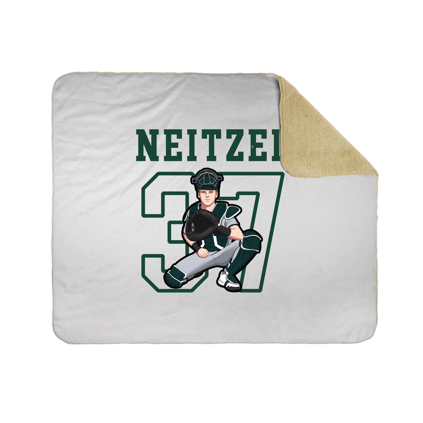 Throw Blanket — Shirsey in White