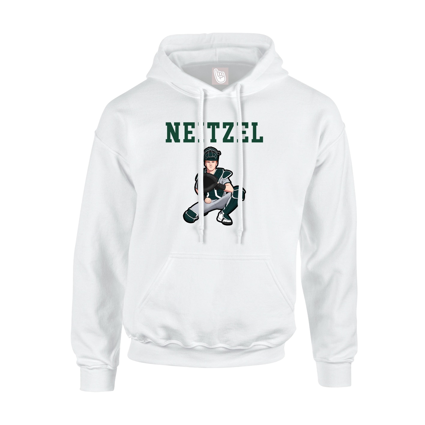 Hoodie — Shirsey in White
