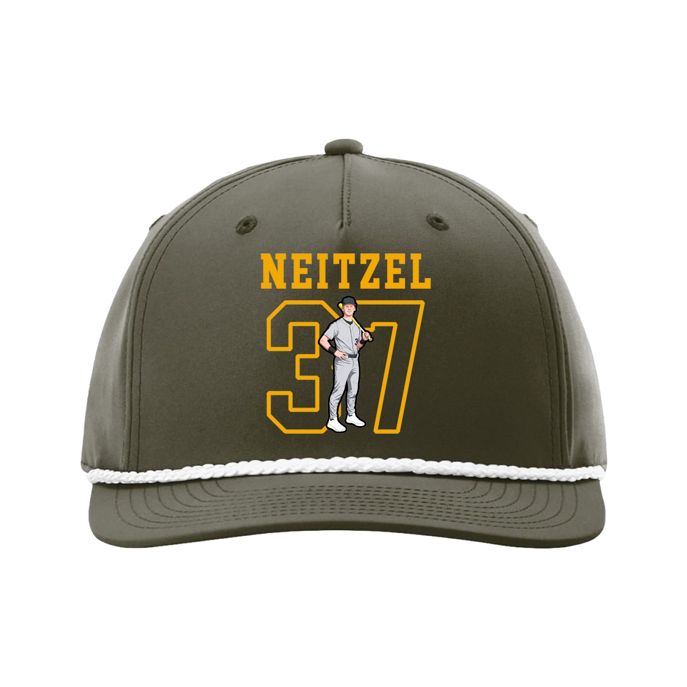 Five-Panel Classic Rope Cap — Shirsey in Green