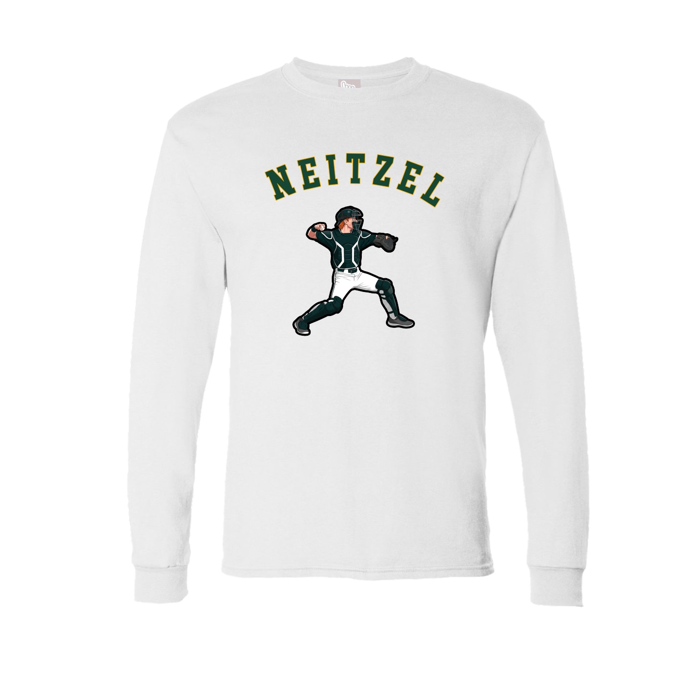 Long Sleeve Tee — Shirsey Arch in White
