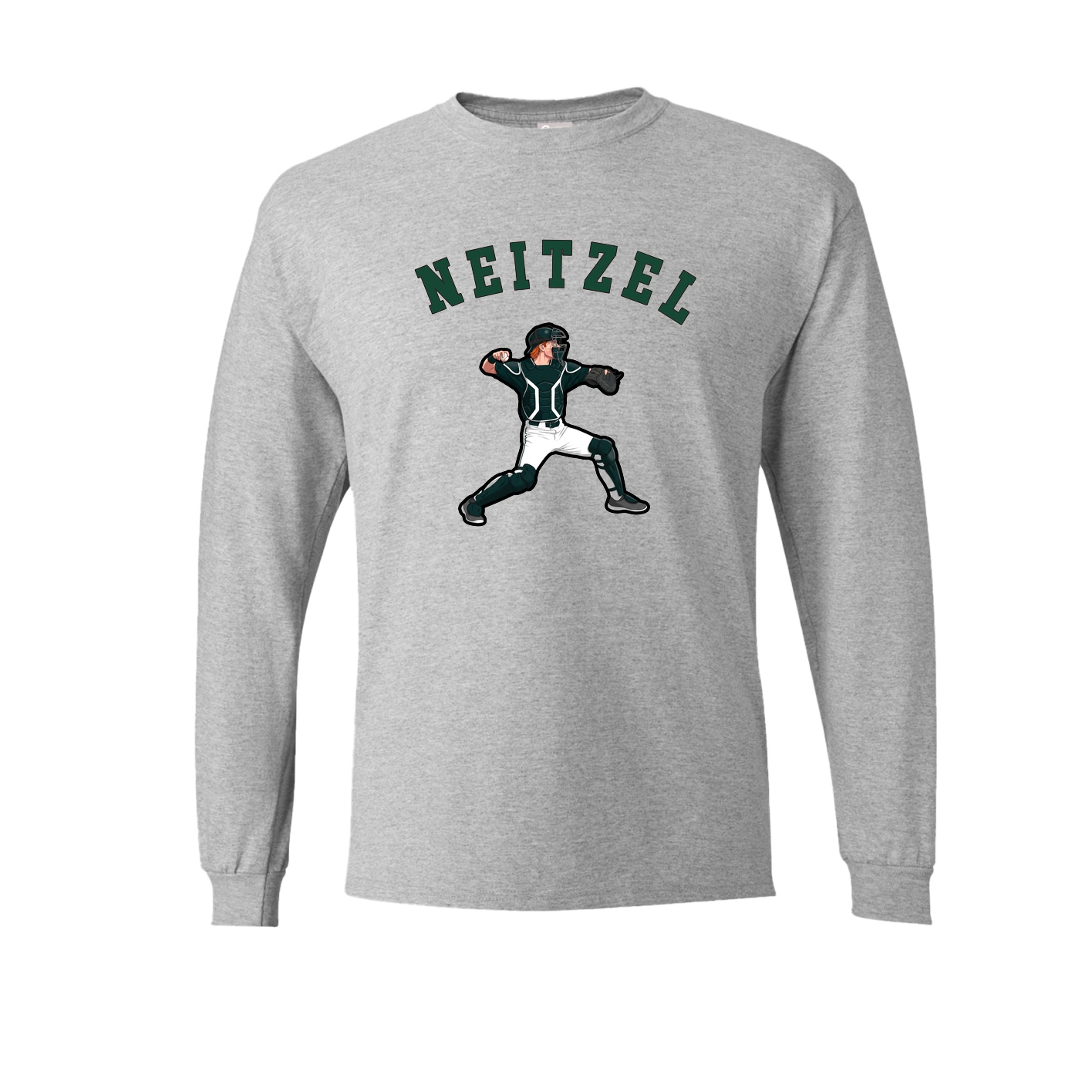 Long Sleeve Tee — Shirsey Arch in Grey