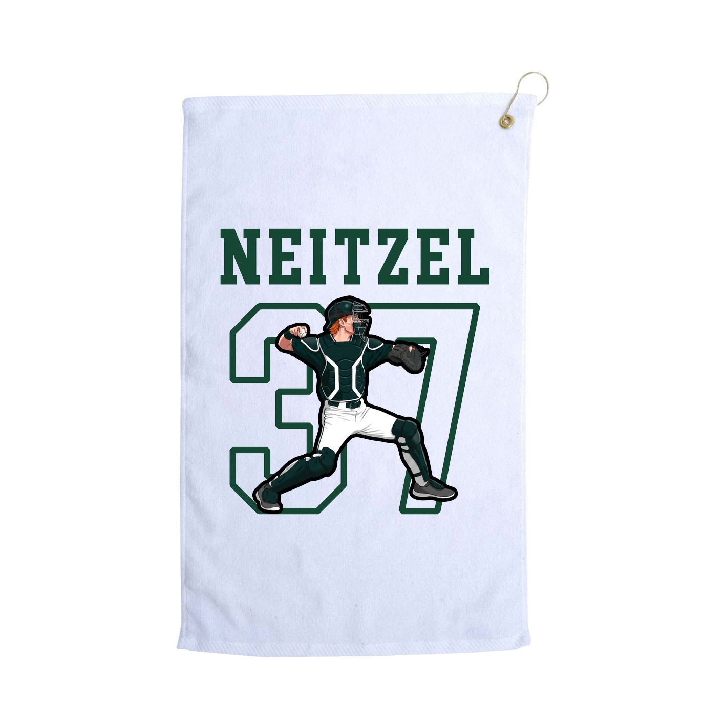 Golf Towel — Shirsey in White