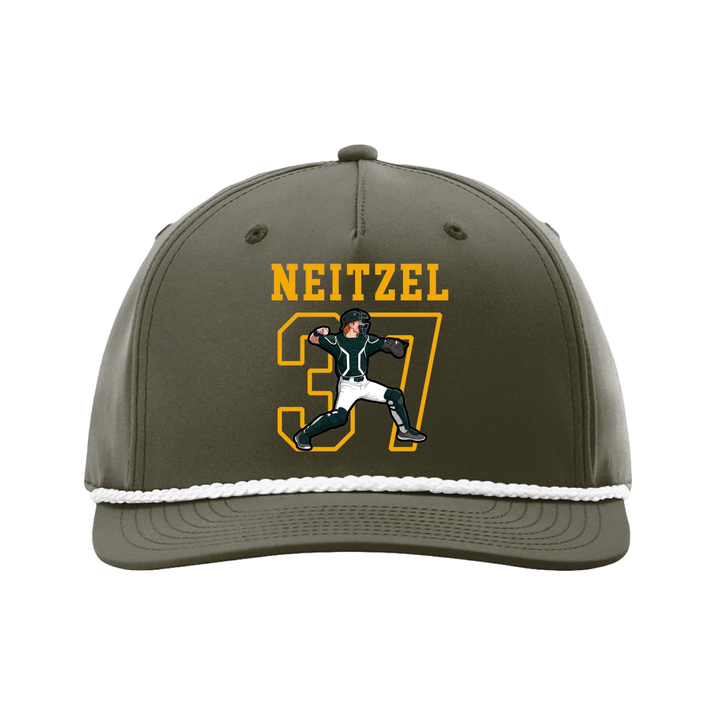 Five-Panel Classic Rope Cap — Shirsey in Green