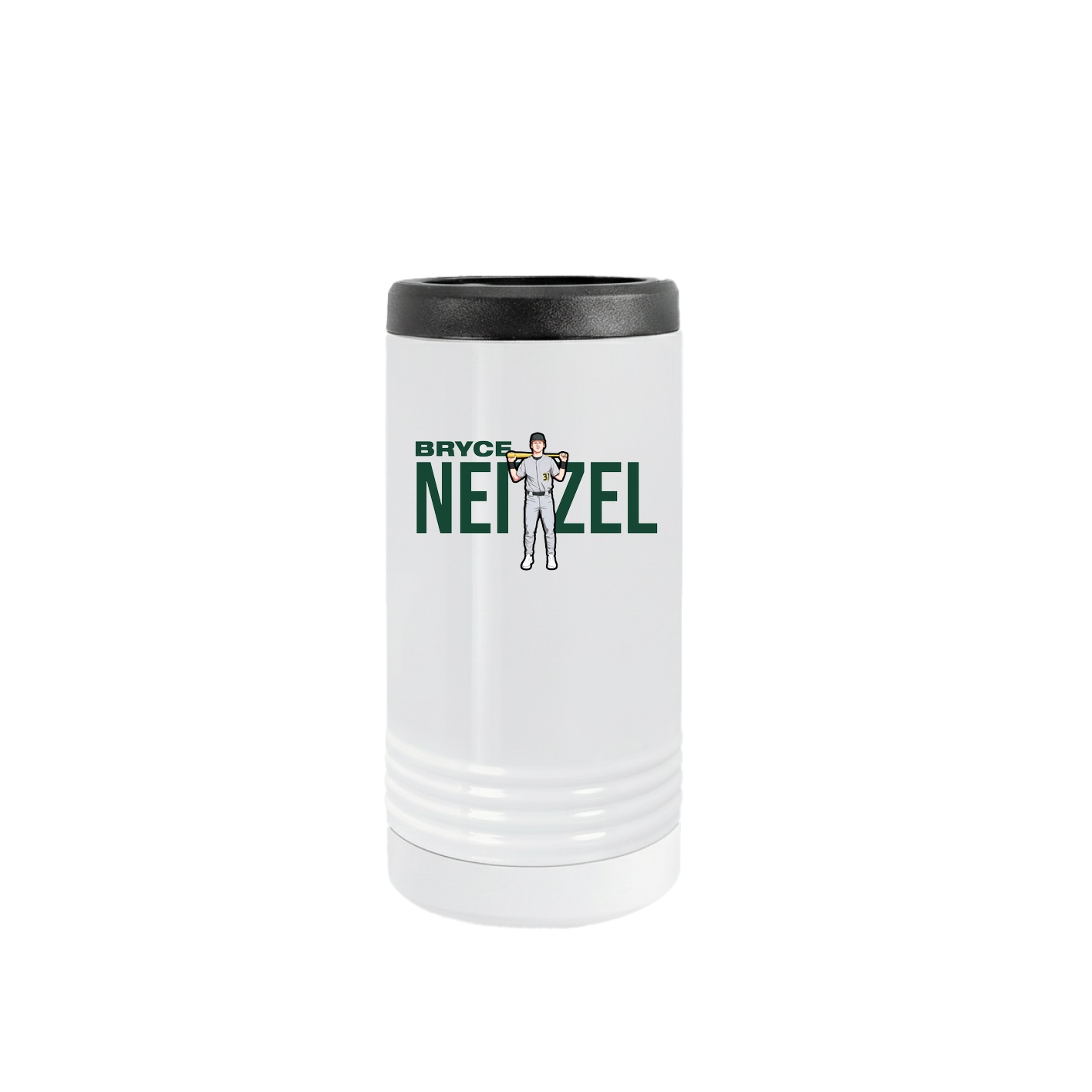 Slim Beverage Holder — Player Name in White
