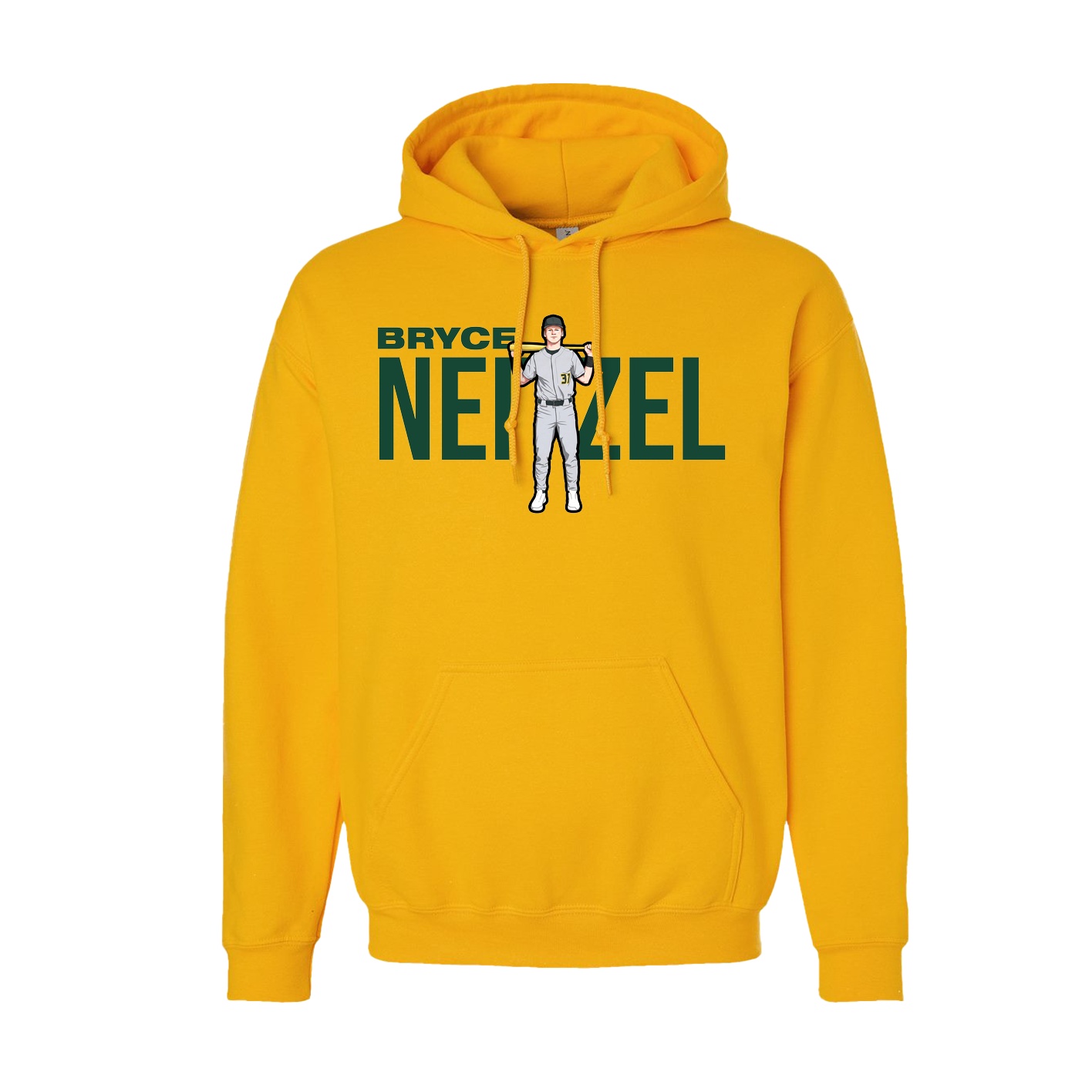 Youth Hoodie — Player Name in Gold