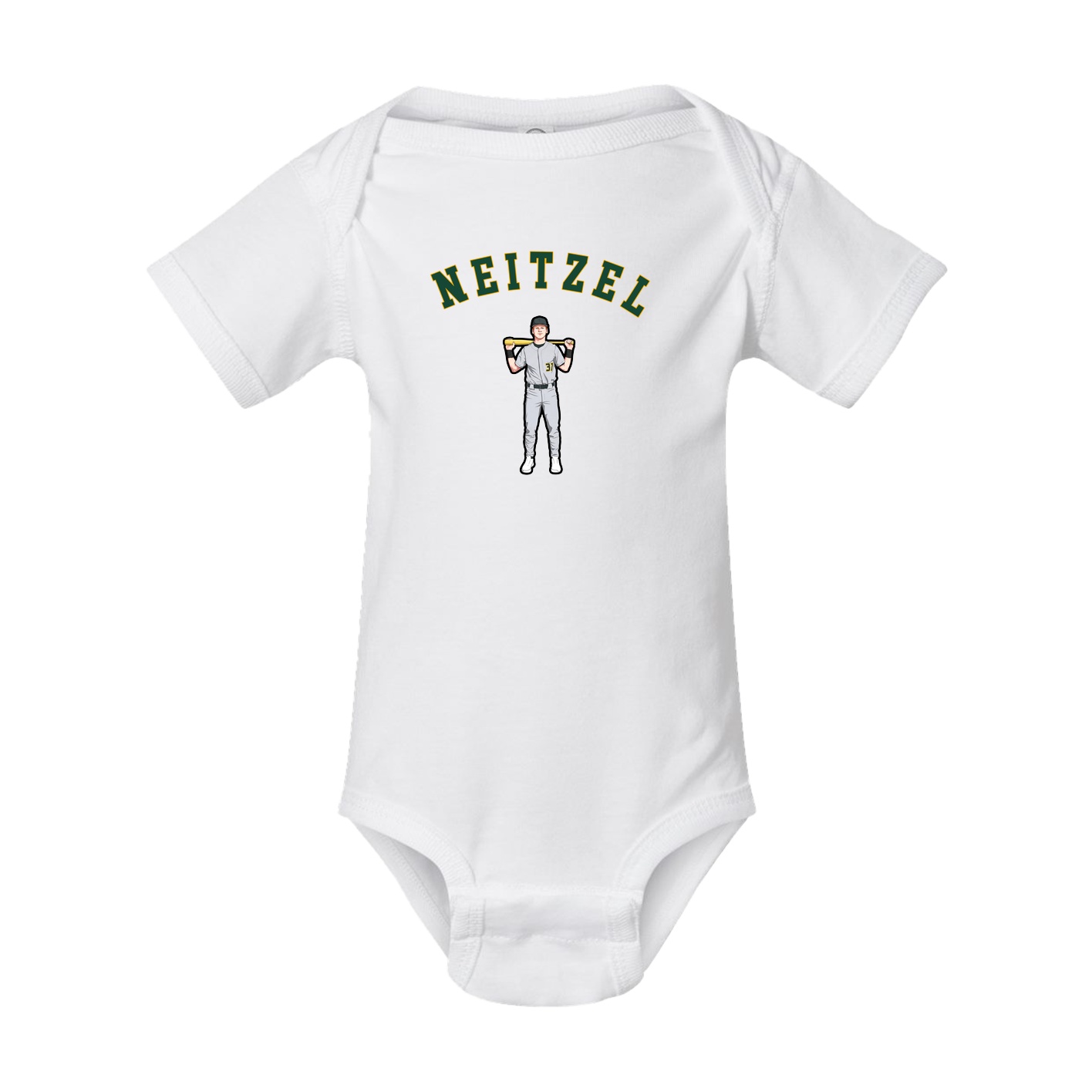 Baby Onesie — Shirsey Arch in White