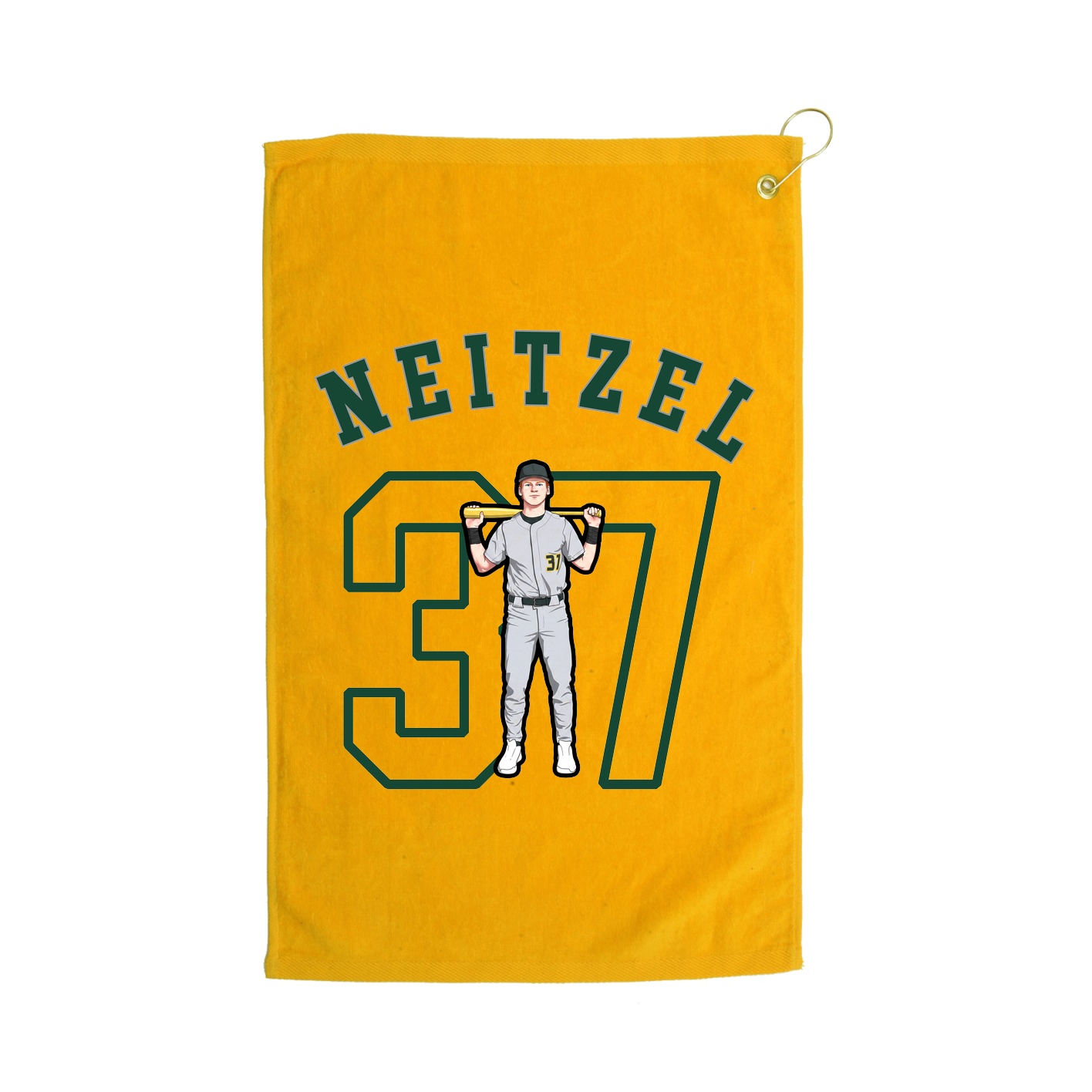 Golf Towel — Shirsey Arch in Gold