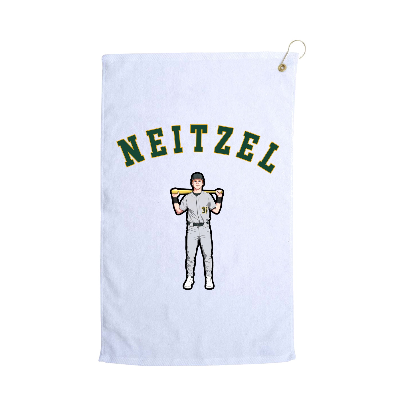 Golf Towel — Shirsey Arch in White