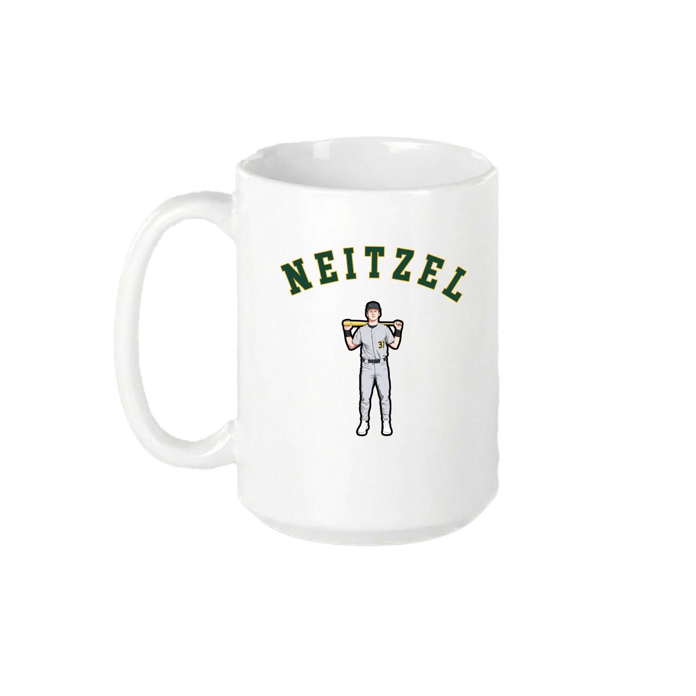 15oz Coffee Mug — Shirsey Arch in White