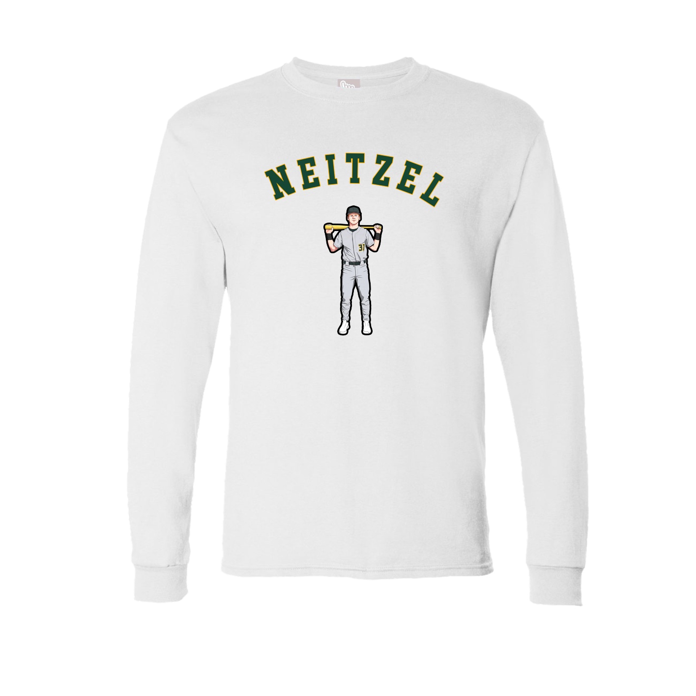 Long Sleeve Tee — Shirsey Arch in White