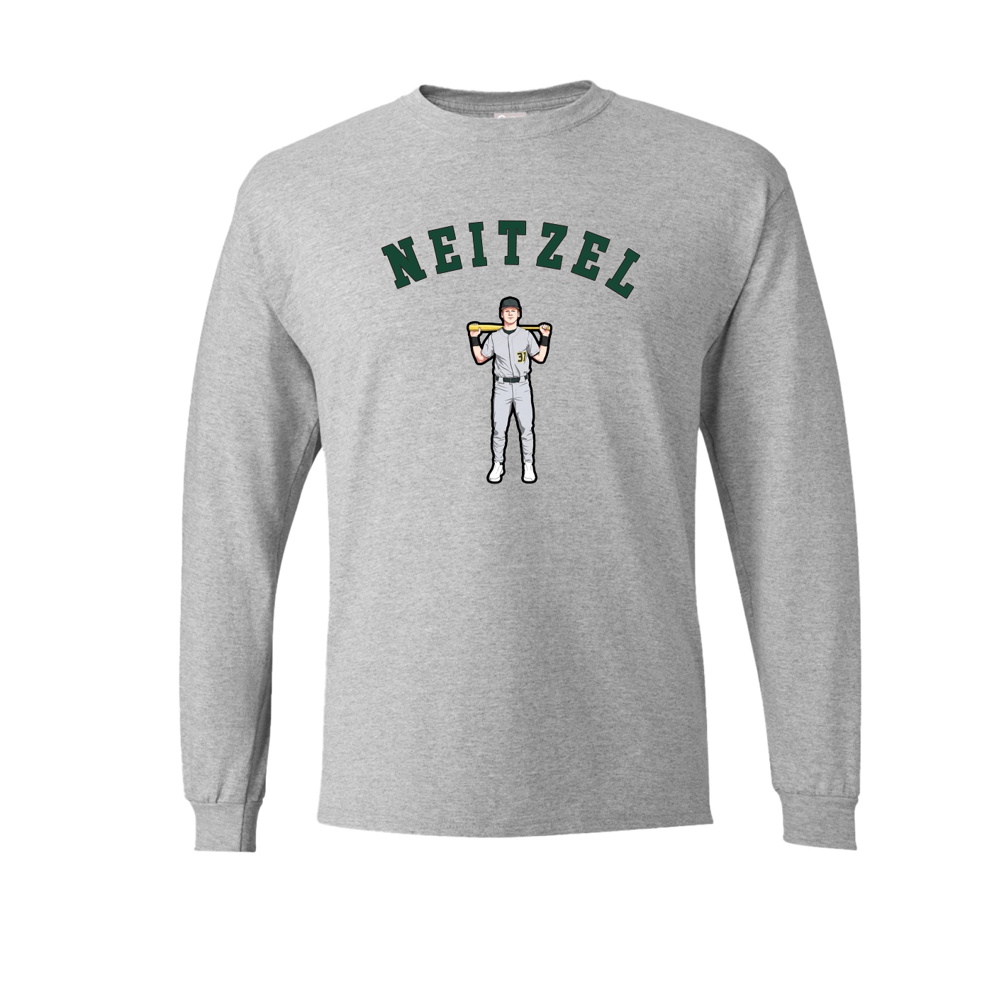 Long Sleeve Tee — Shirsey Arch in Grey