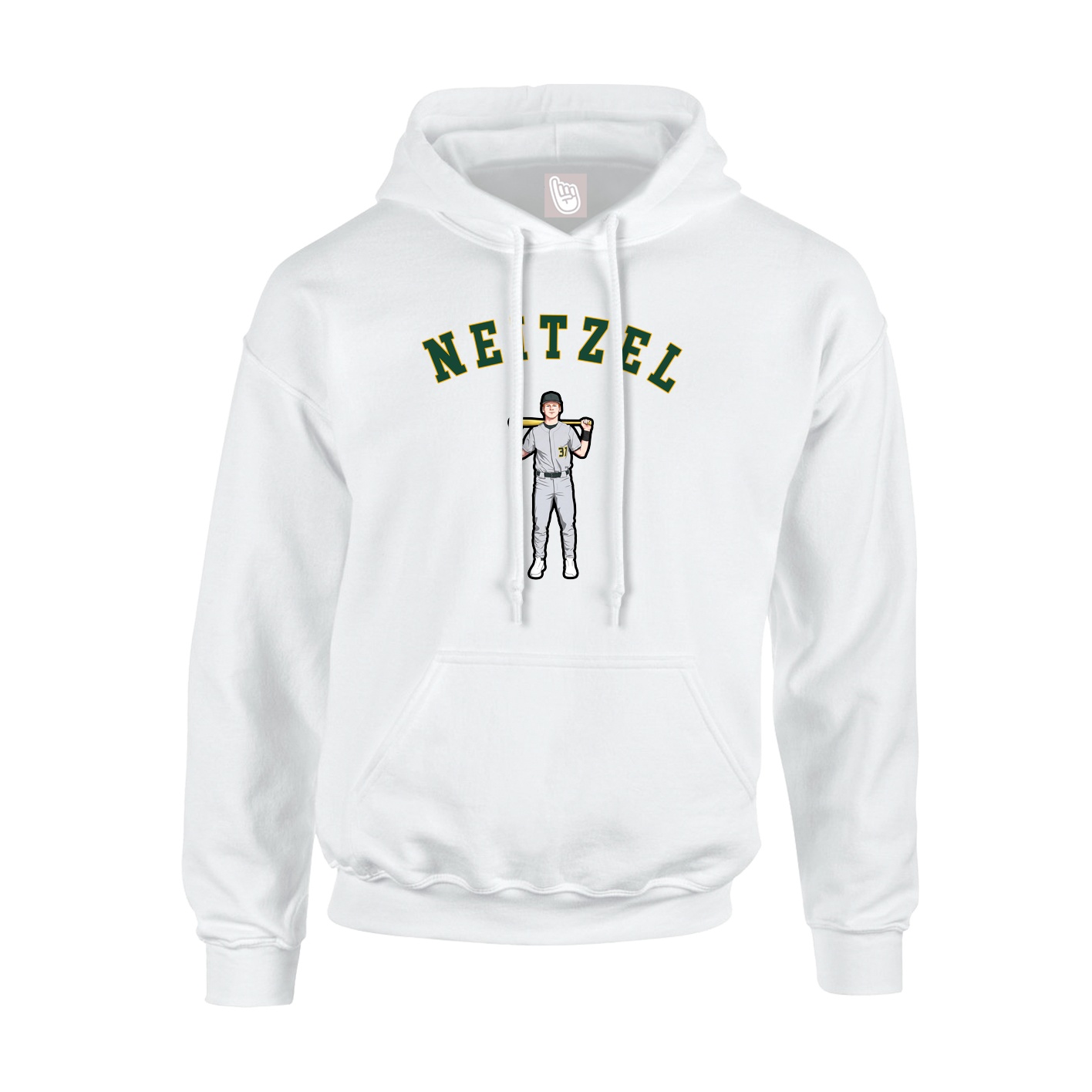 Hoodie — Shirsey Arch in White