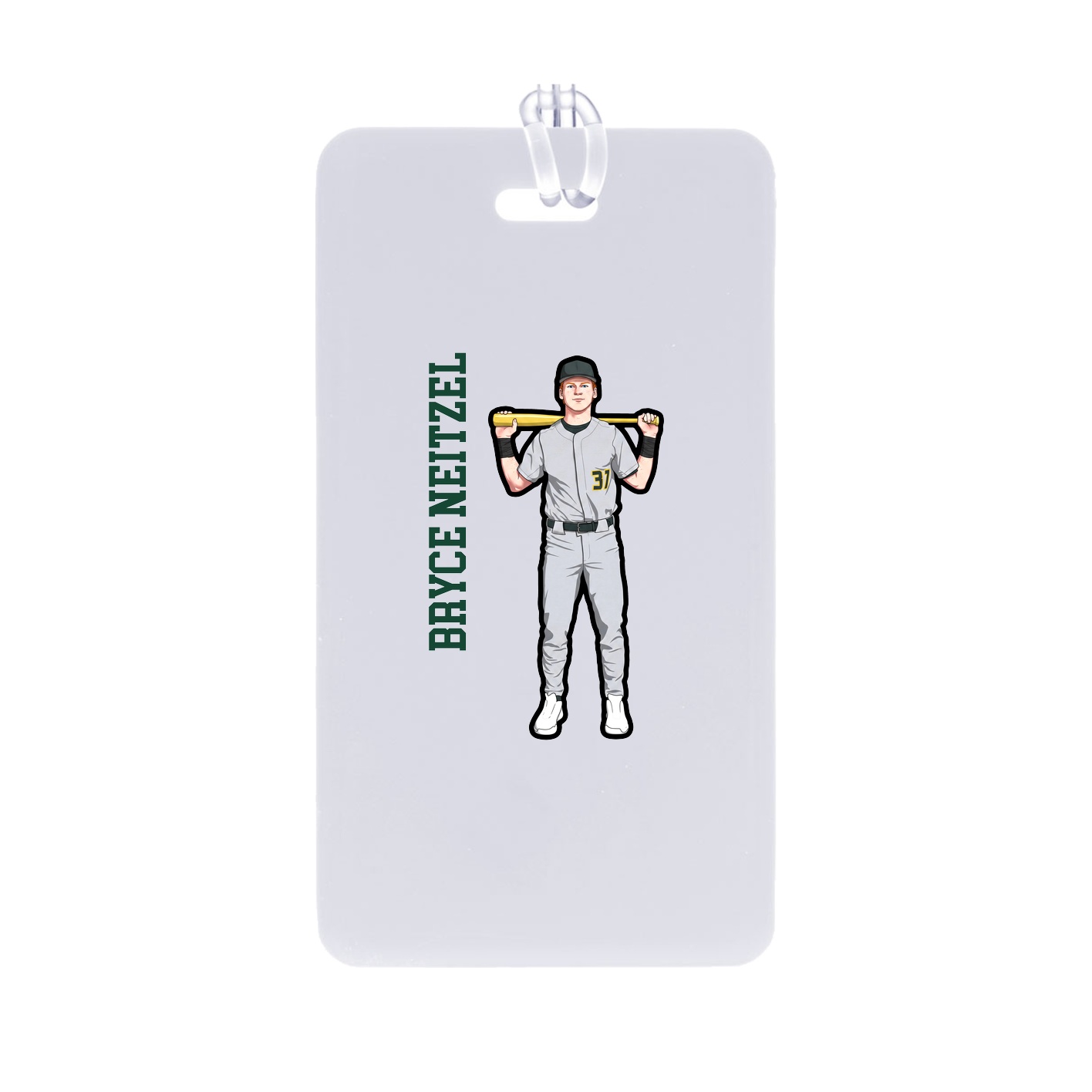 Bag Tag — Name Vertical in Classic