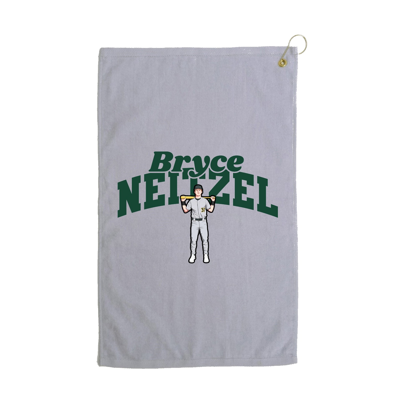 Golf Towel — Signature Arch in Grey