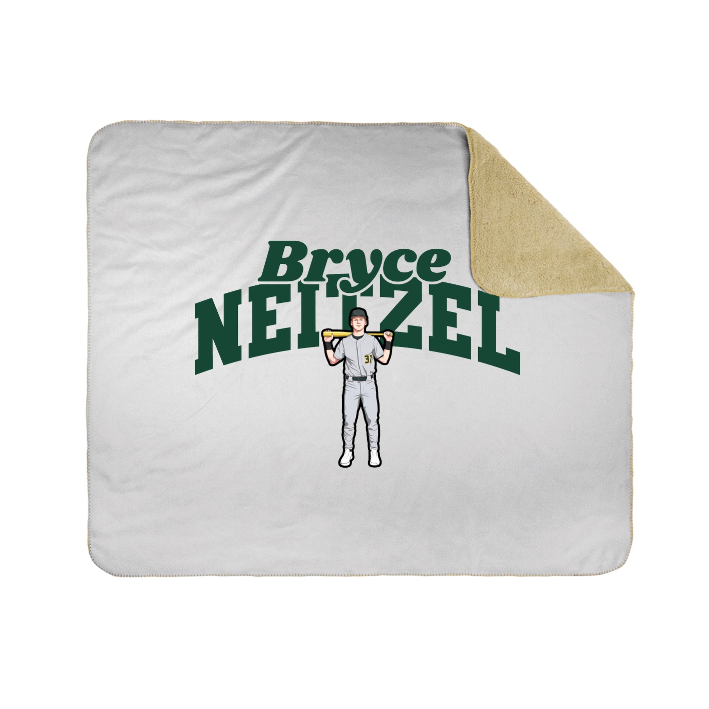 Throw Blanket — Signature Arch in White