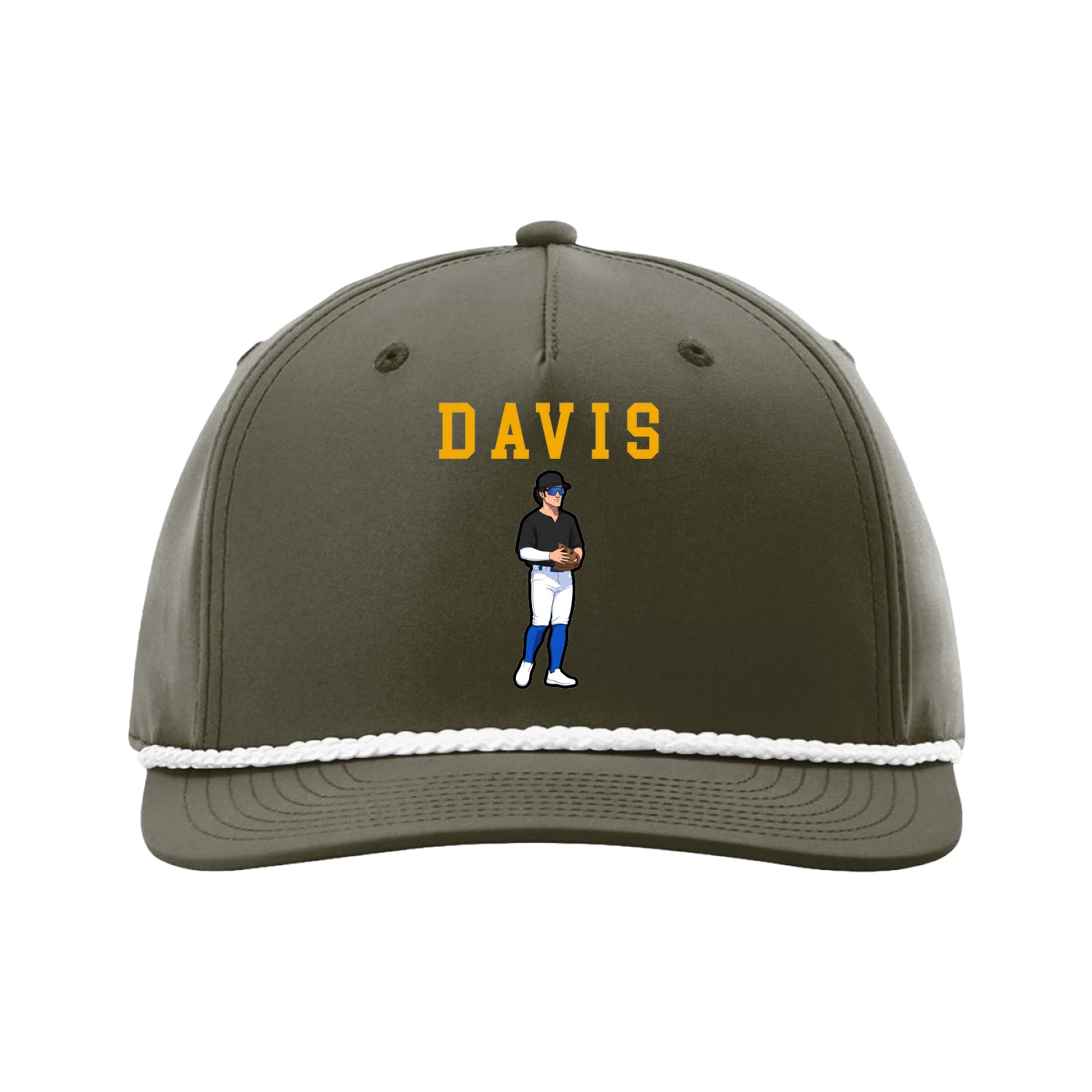 Five-Panel Classic Rope Cap — Shirsey in Green