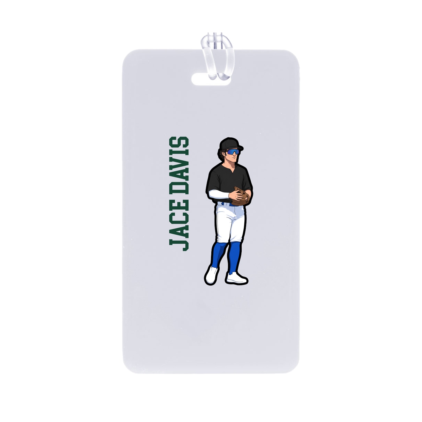 Bag Tag — Name Vertical in Classic