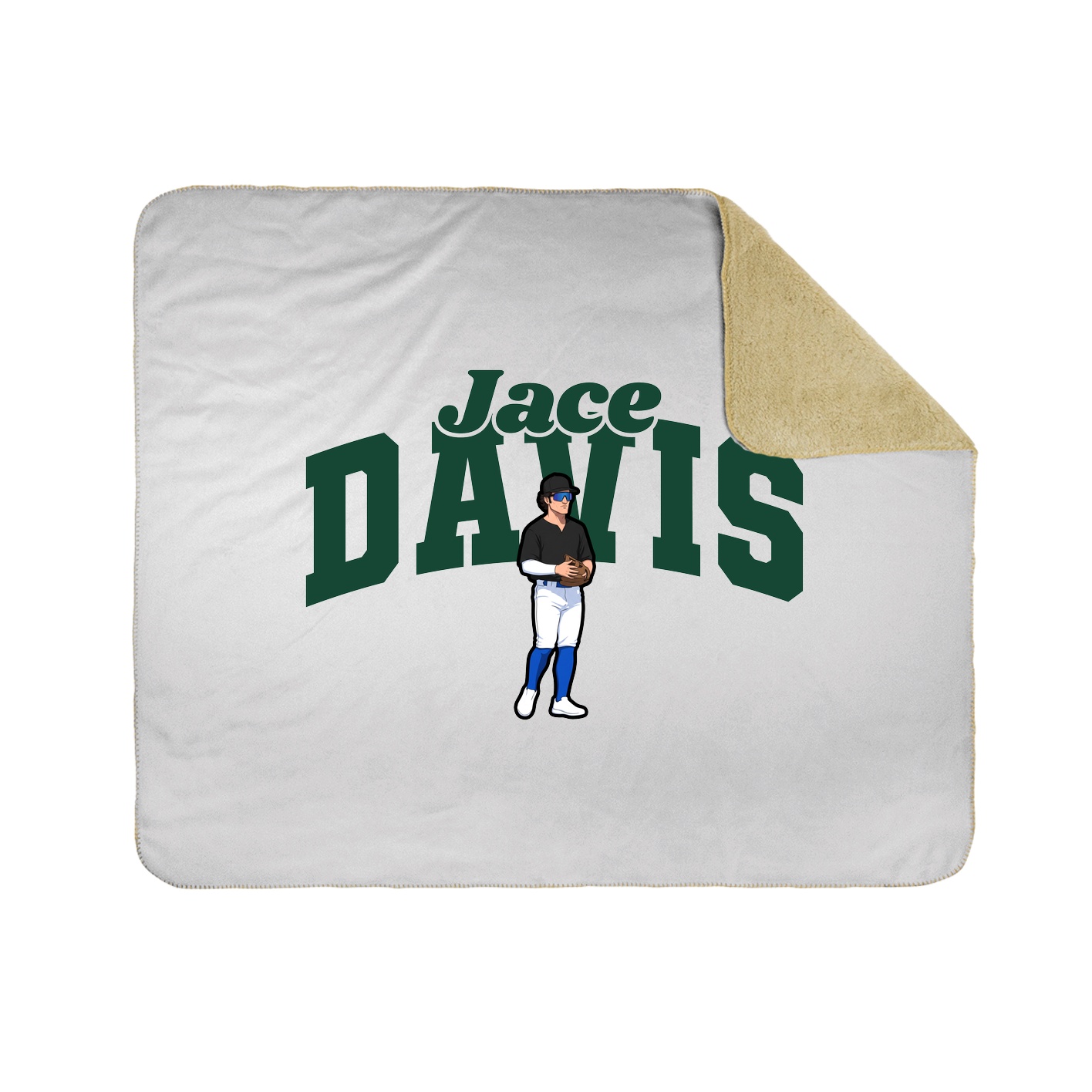 Throw Blanket — Signature Arch in White