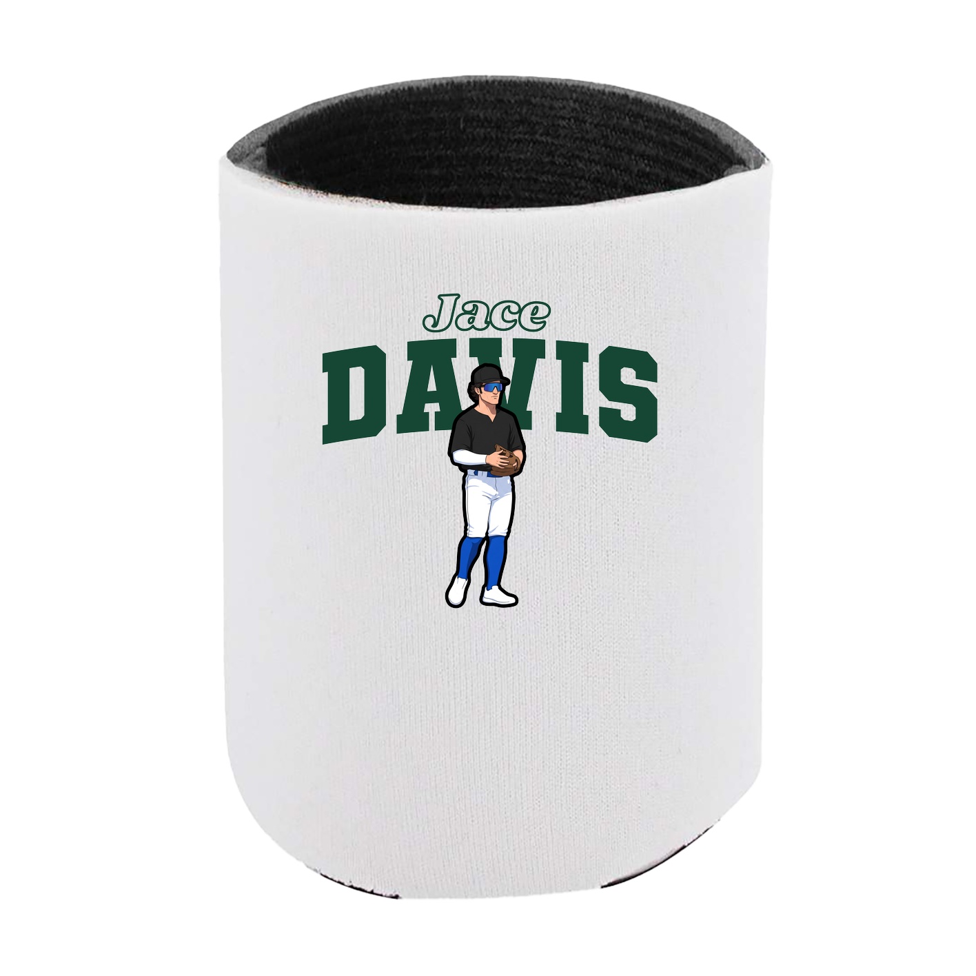 Can Holder — Name Arch in White