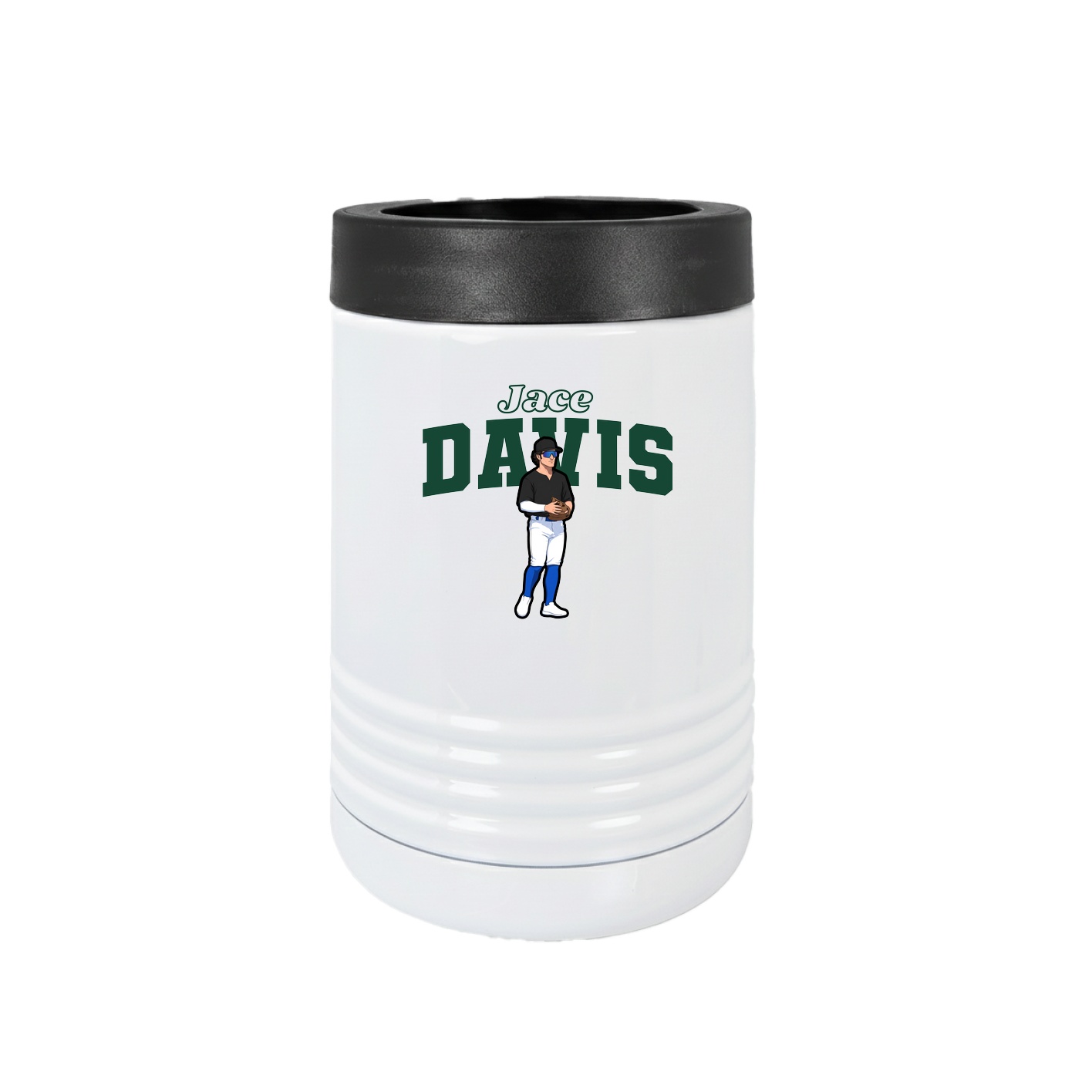 Beverage Holder — Name Arch in White