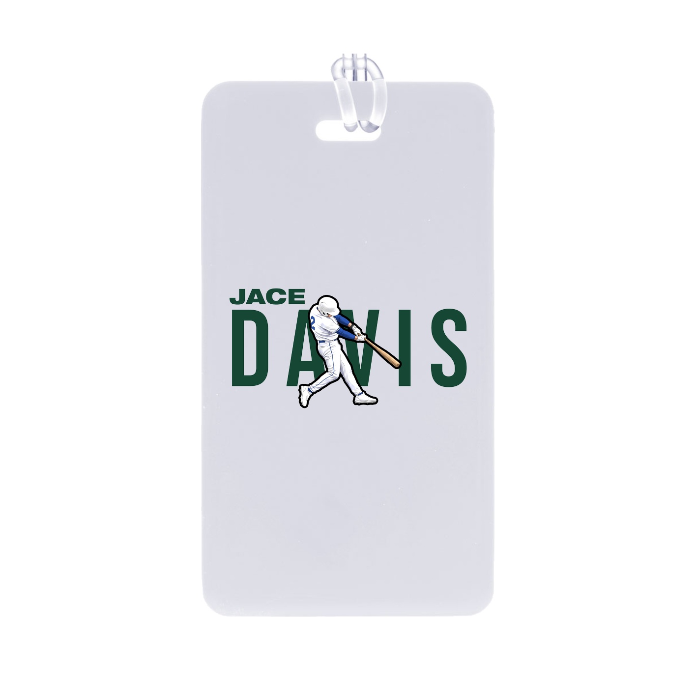 Bag Tag — Player Name in Classic